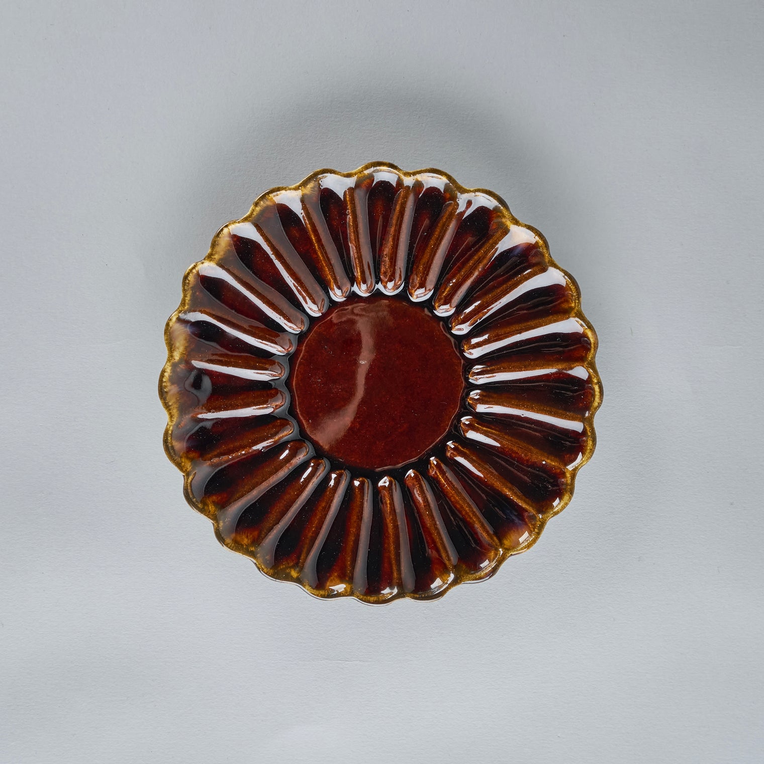 Yoshida Rinka Plate, candy brown, 190mm x 30mm