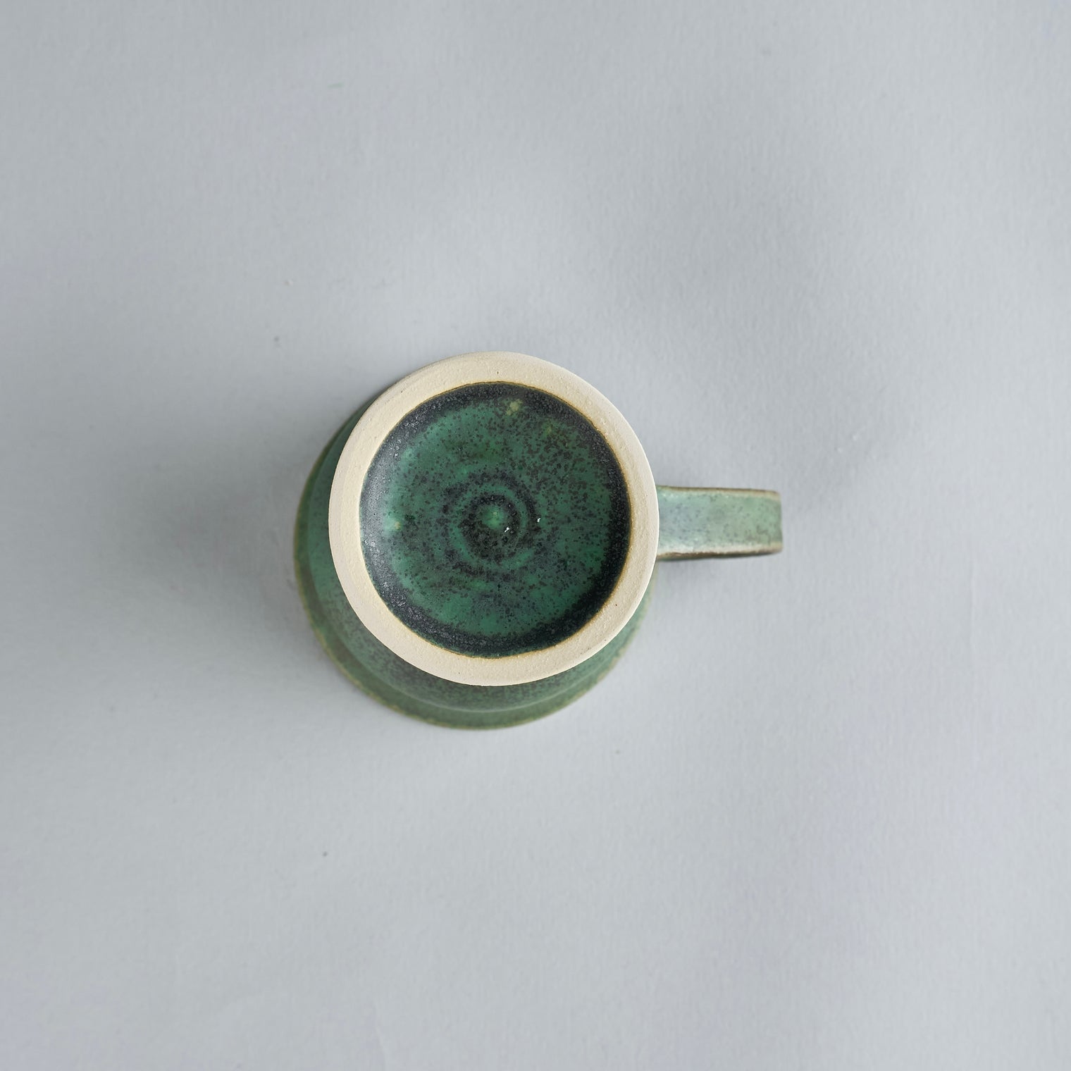 Yoshida Beadedfoot Coffee Cup, shabby chic songbirds, D8.5cm x H9.5cm