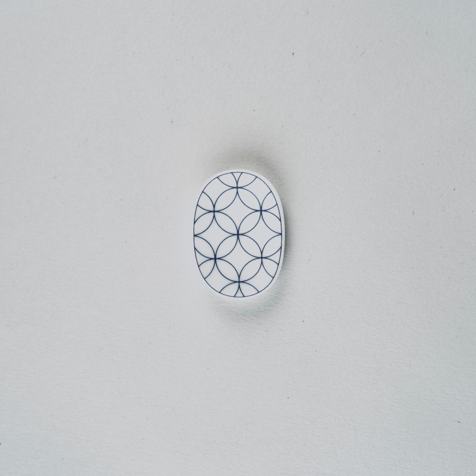 Eiho Porcelain, Shippo, Blue Chopstick Rest