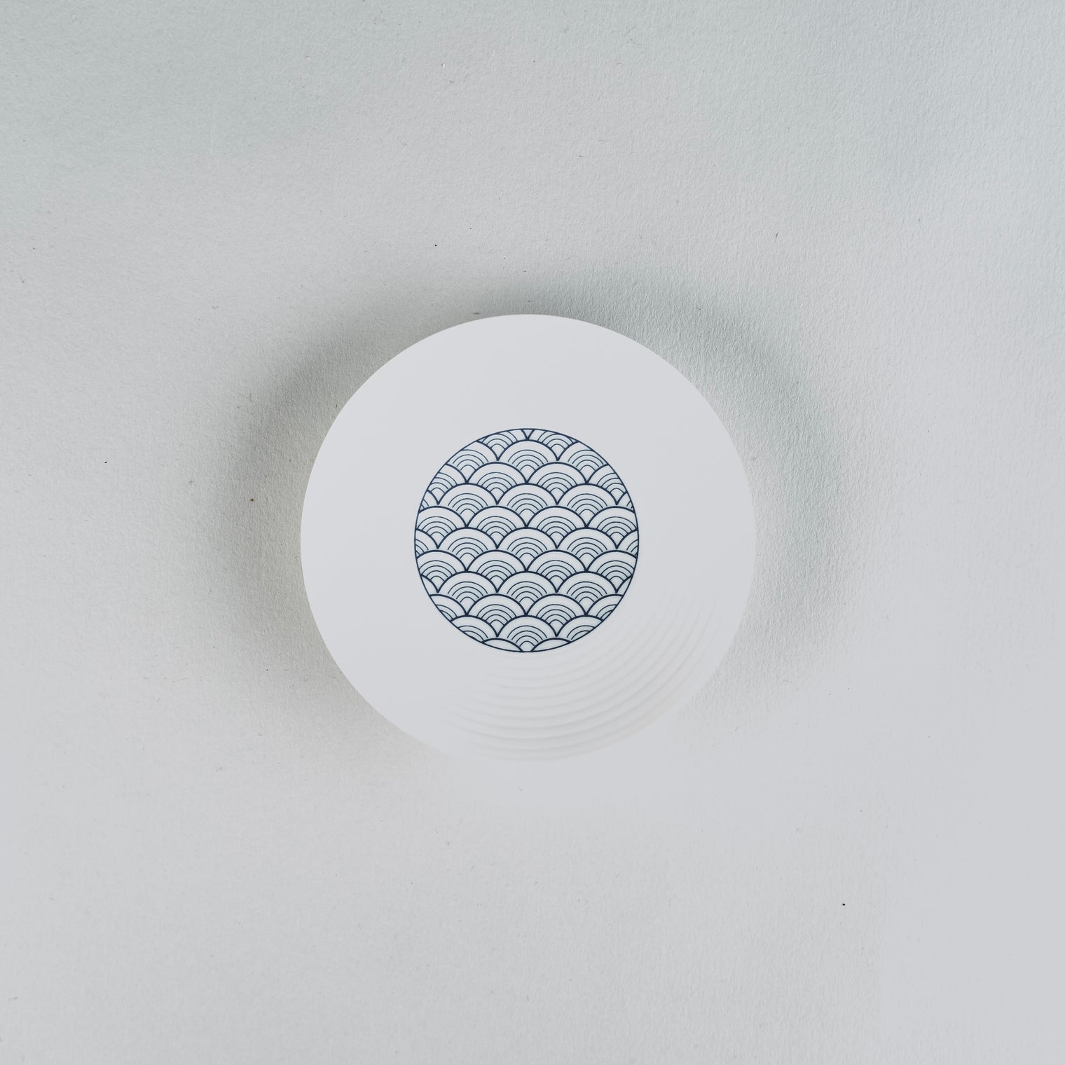 Eiho Porcelain, Seigaiha, Blue Plate, 11cm