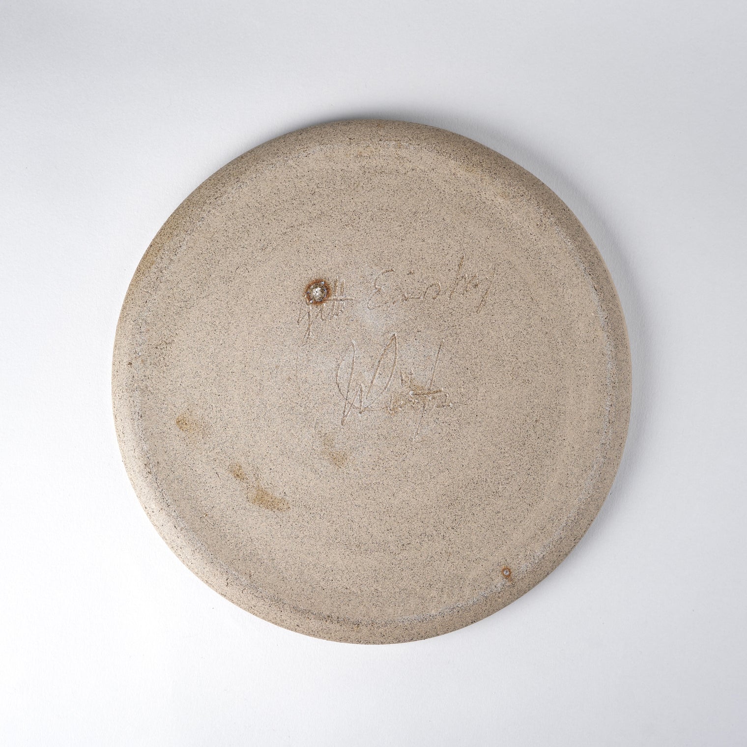 Flat Plate, Pure, 25cm, H0.5cm, Design by Aage Wurtz