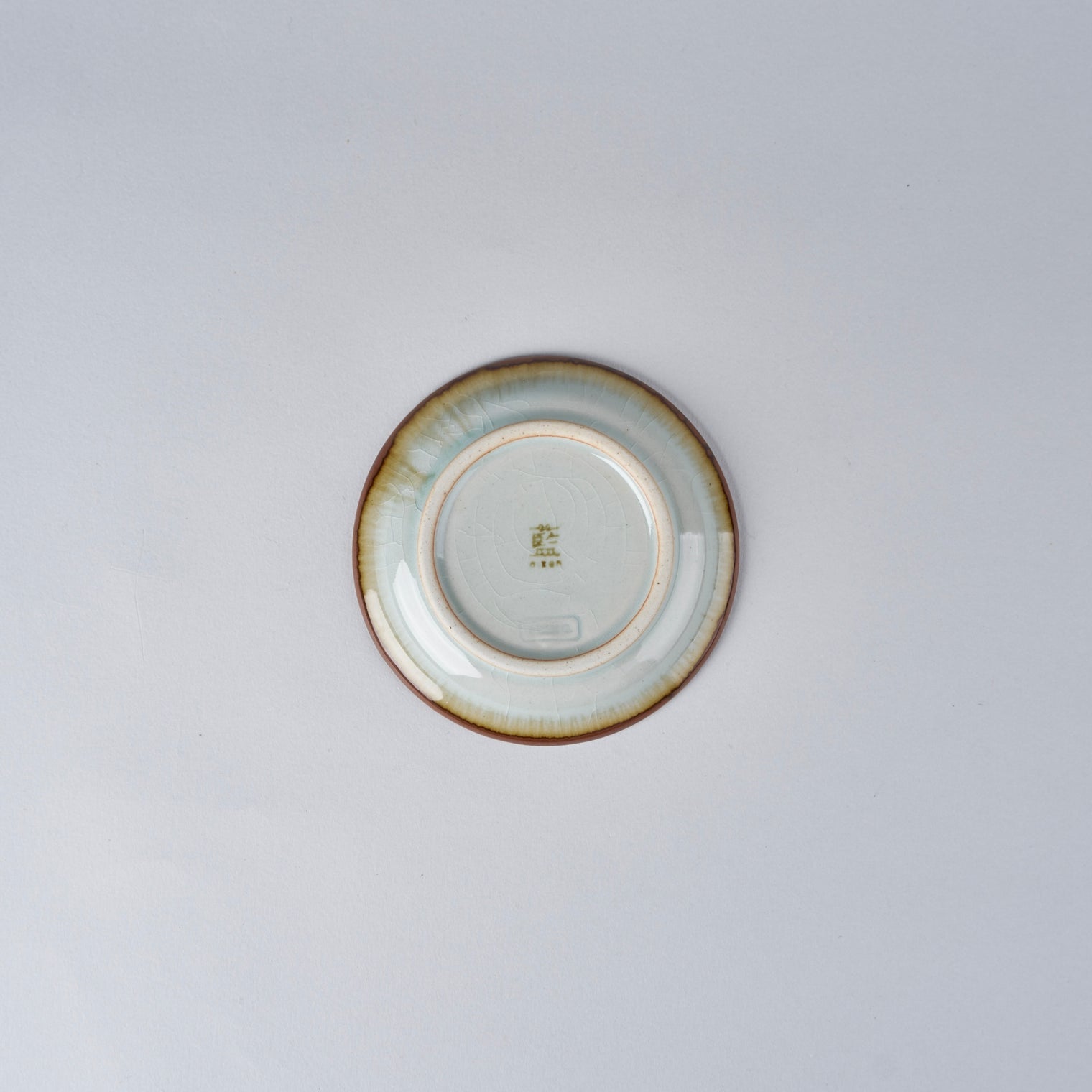 Aizen Gama Indigo Blue 11cm Plate, Scroll Arabesque