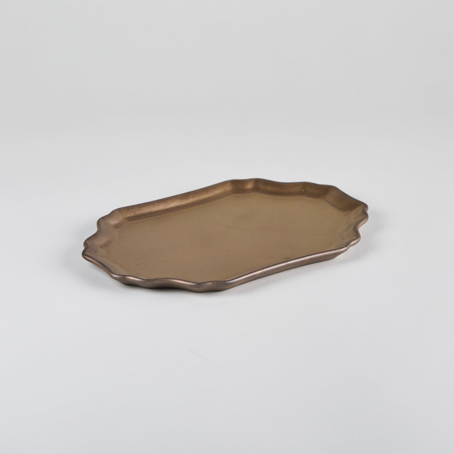 Chouette Plate Gold S20×12.8×1cm