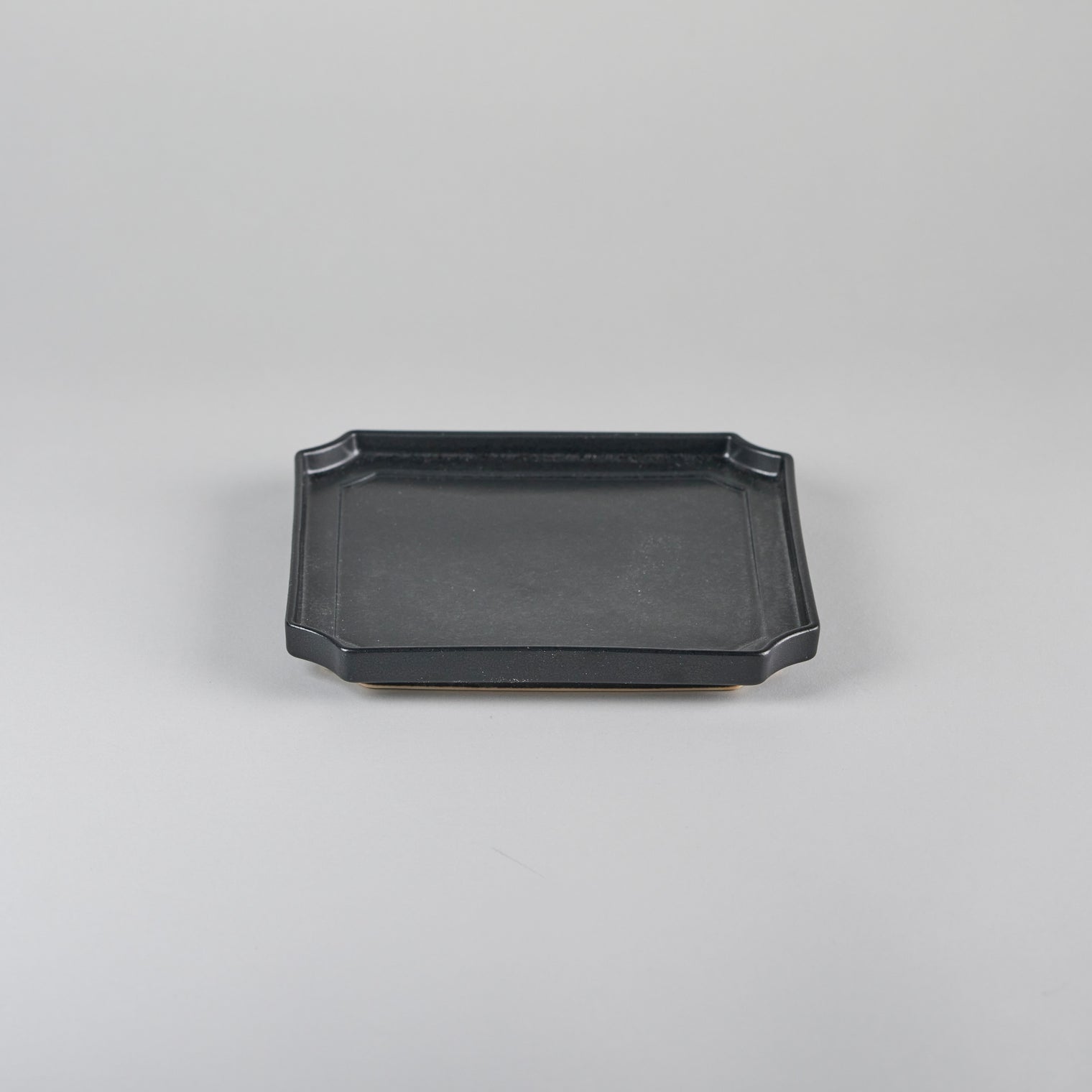 Hachidori 16cm Square Plate nero