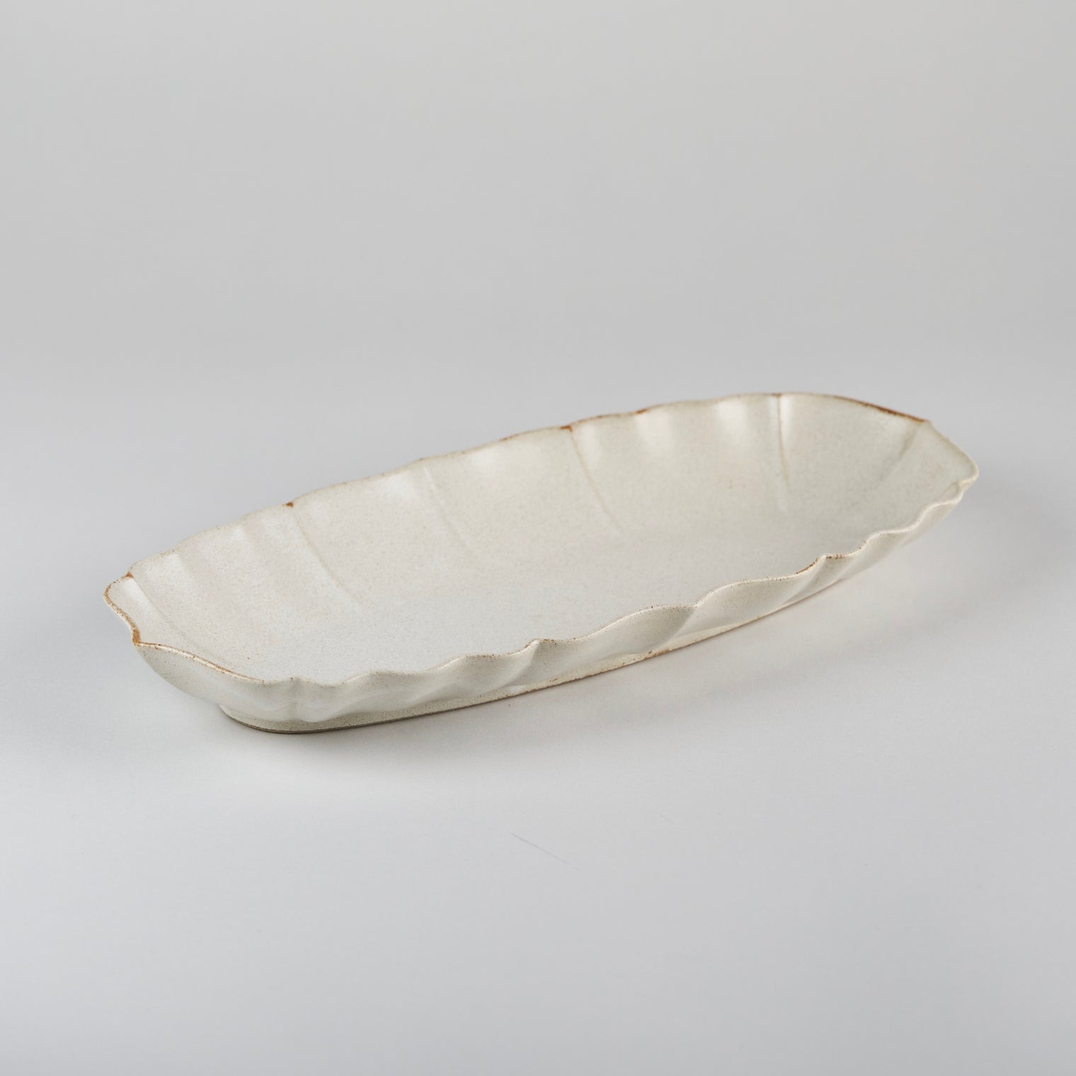 Ryoka 28cm Rectangular Plate Ama 28.5×13.2×3.5cm