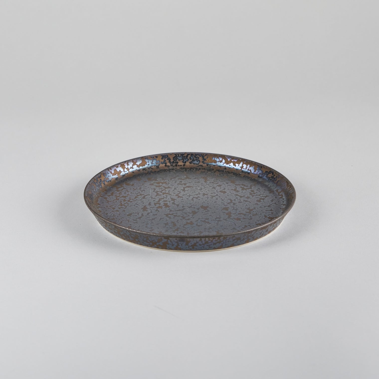 Roots Small Plate Rusty Gold