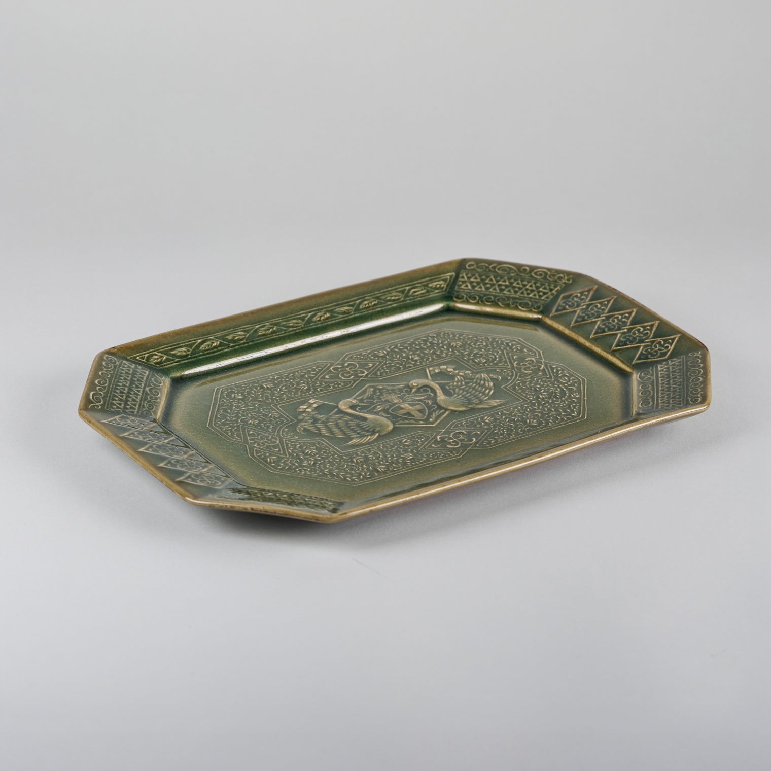Relief Klimt L Celadon, 30 x 20 x H2cm