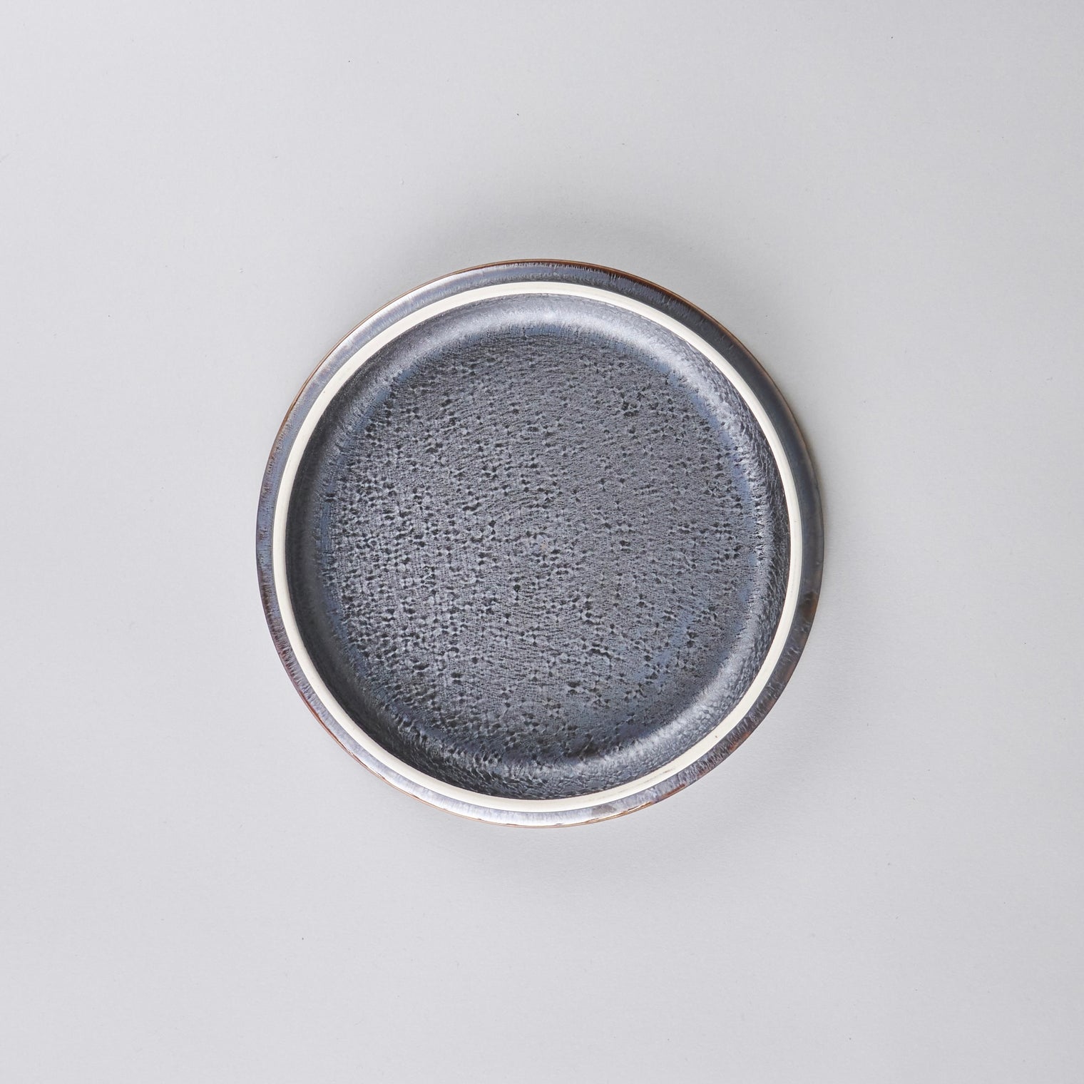 Kujaku Kiku Dhalia Plate 17.5×2.2cm