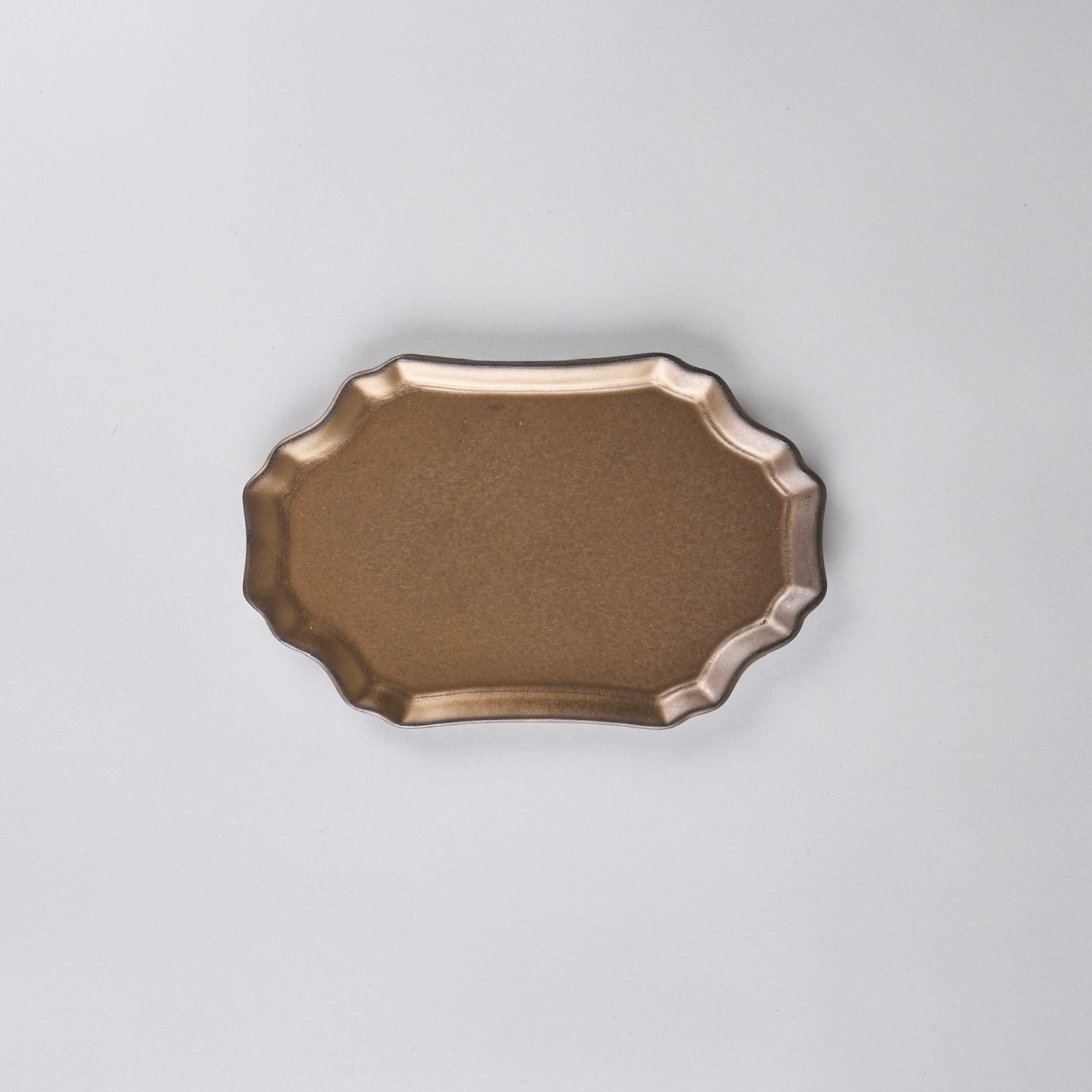 Chouette Plate Gold S20×12.8×1cm
