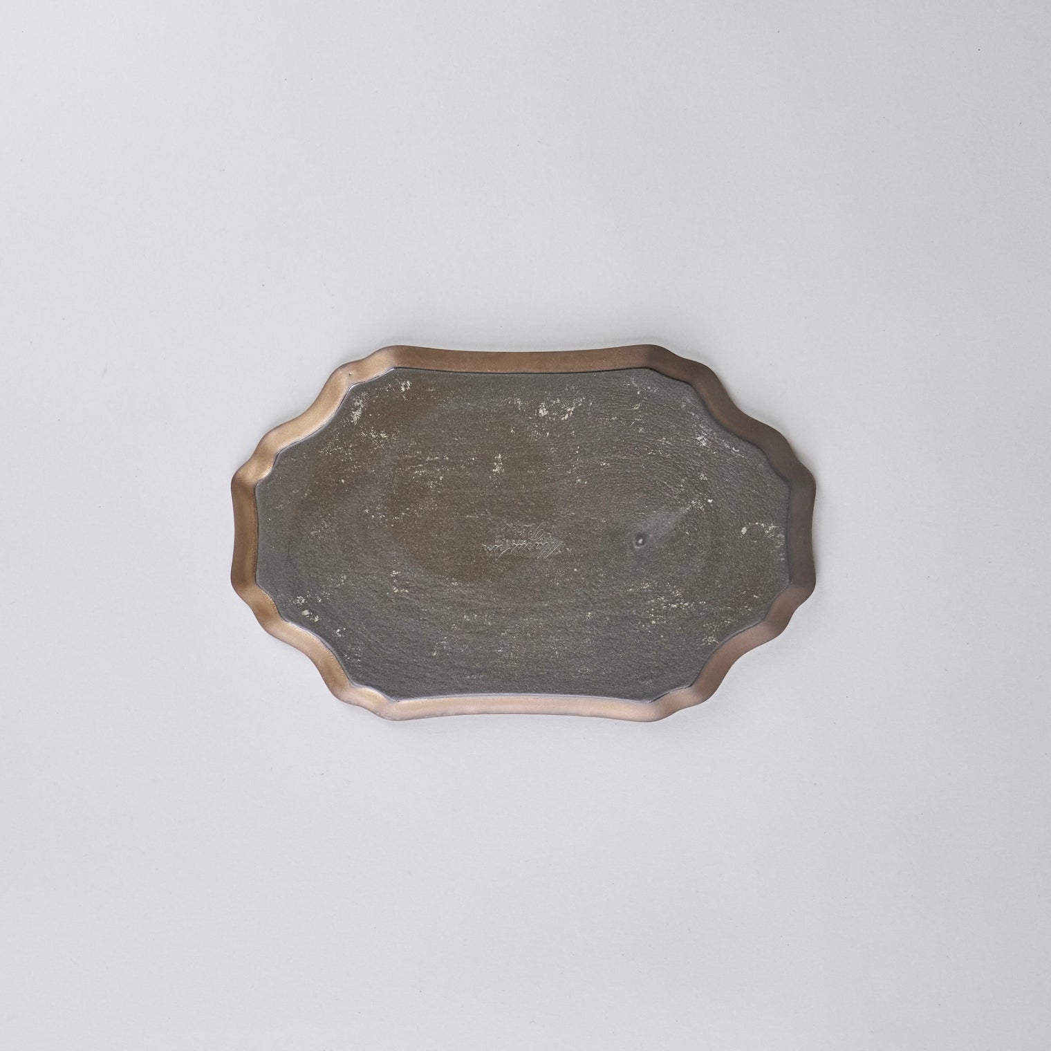 Chouette Plate Gold S20×12.8×1cm