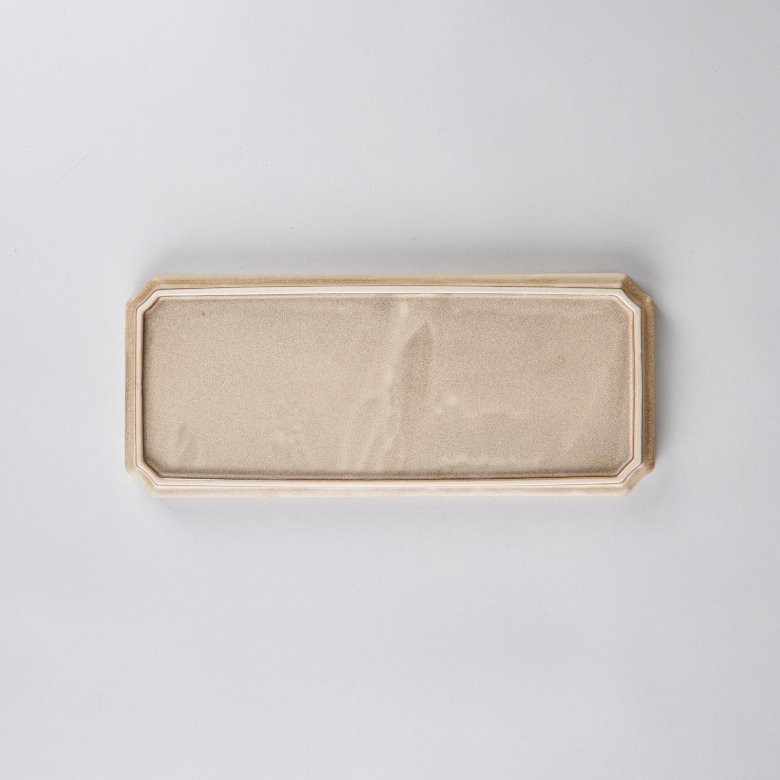 Hachidori 28cm Rectangular Plate ecru