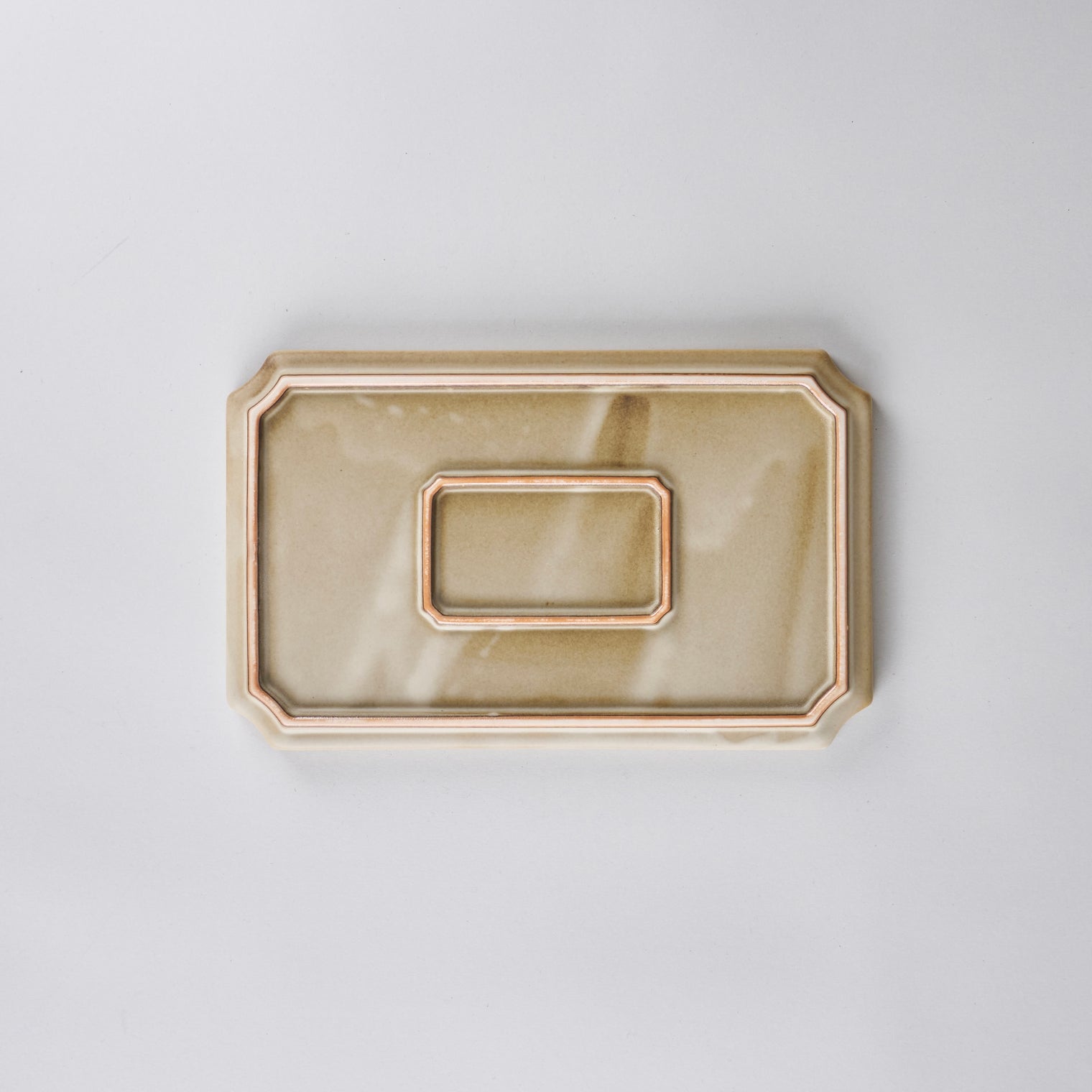 Hachidori 24cm Rectangular Plate ecru