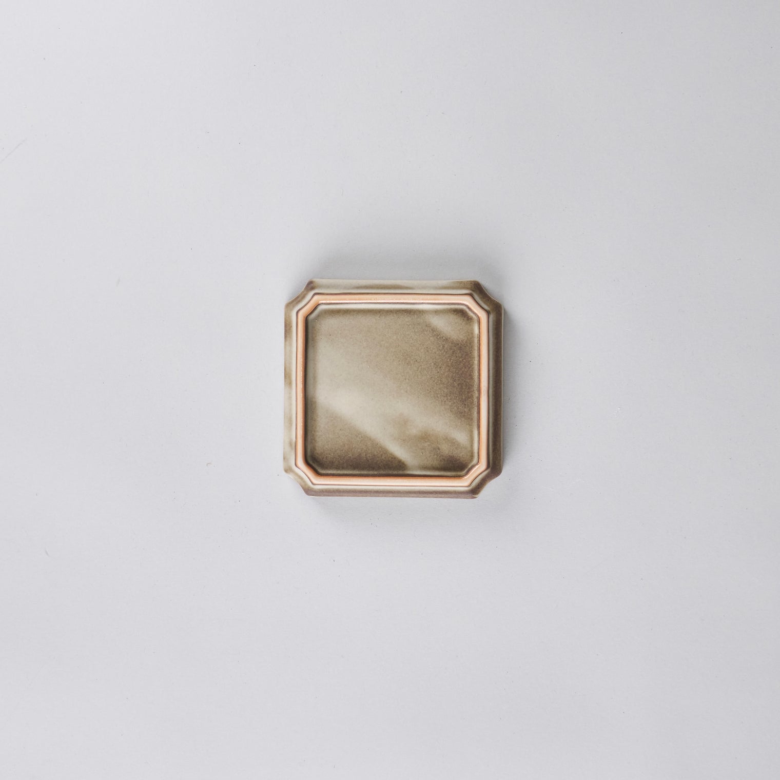 Hachidori 10cm Square Dish ecru