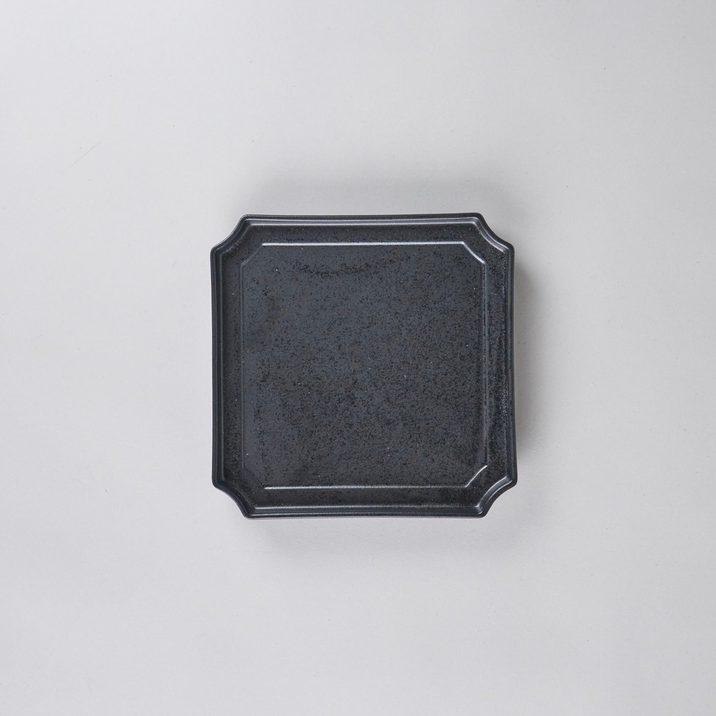 Hachidori 16cm Square Plate nero