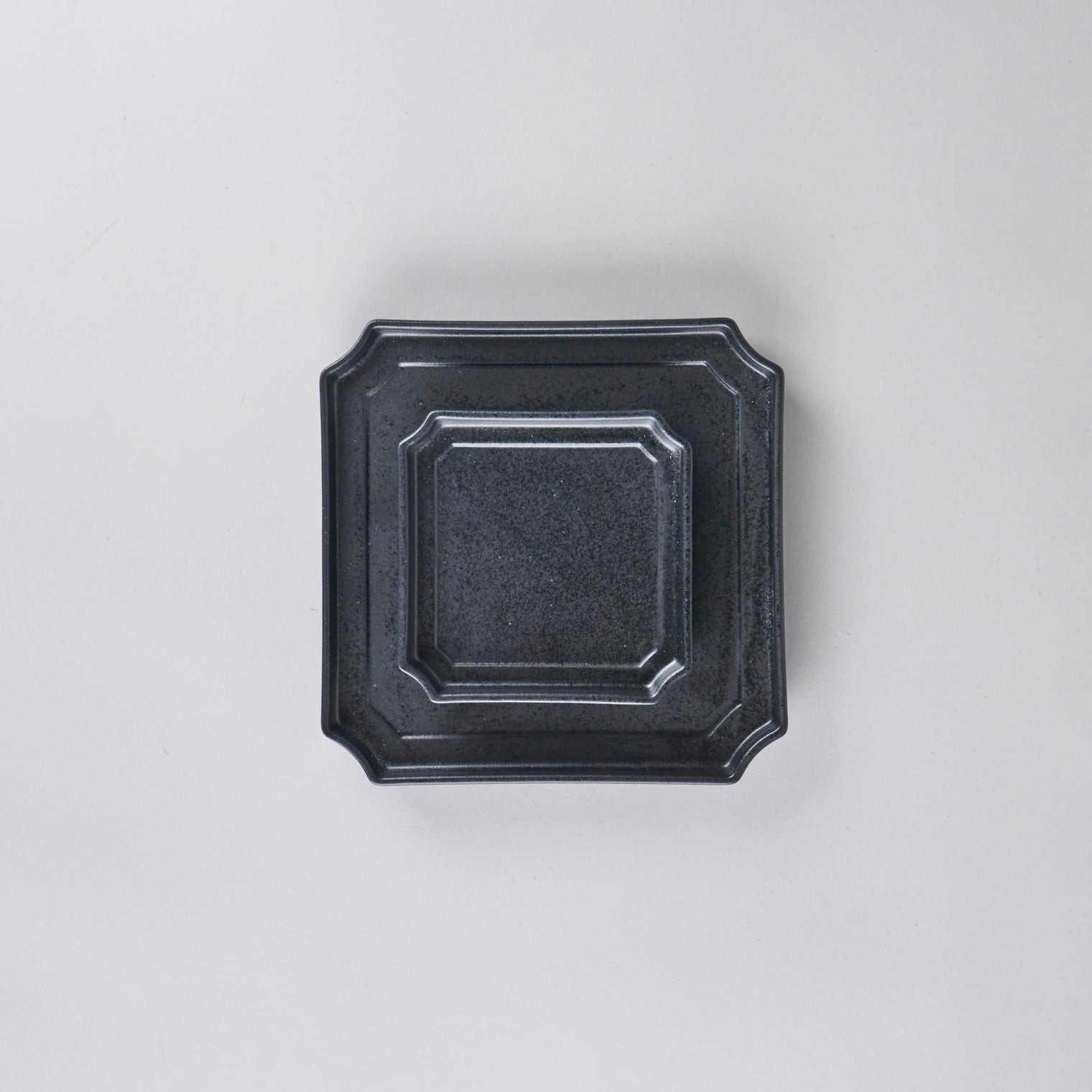 Hachidori 16cm Square Plate nero