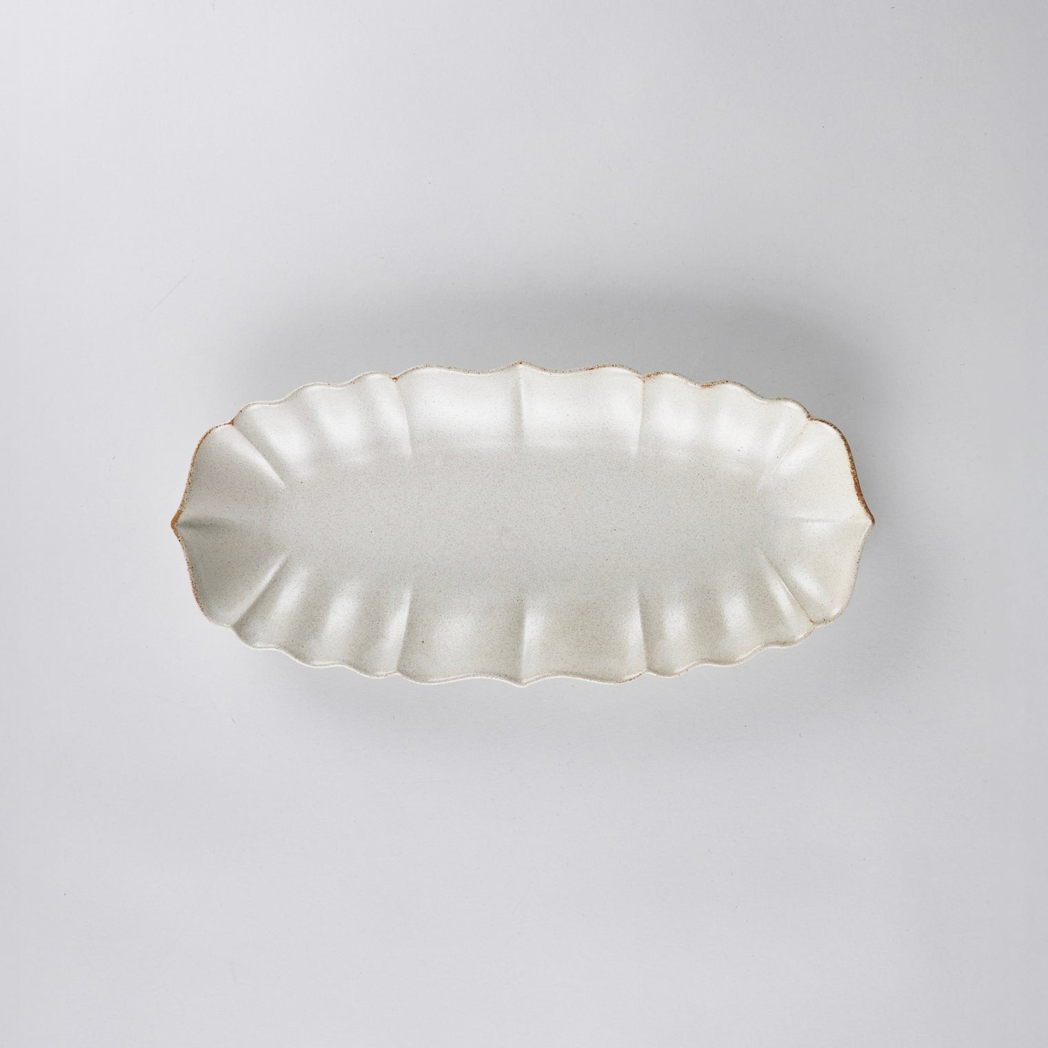 Ryoka 28cm Rectangular Plate Ama 28.5×13.2×3.5cm