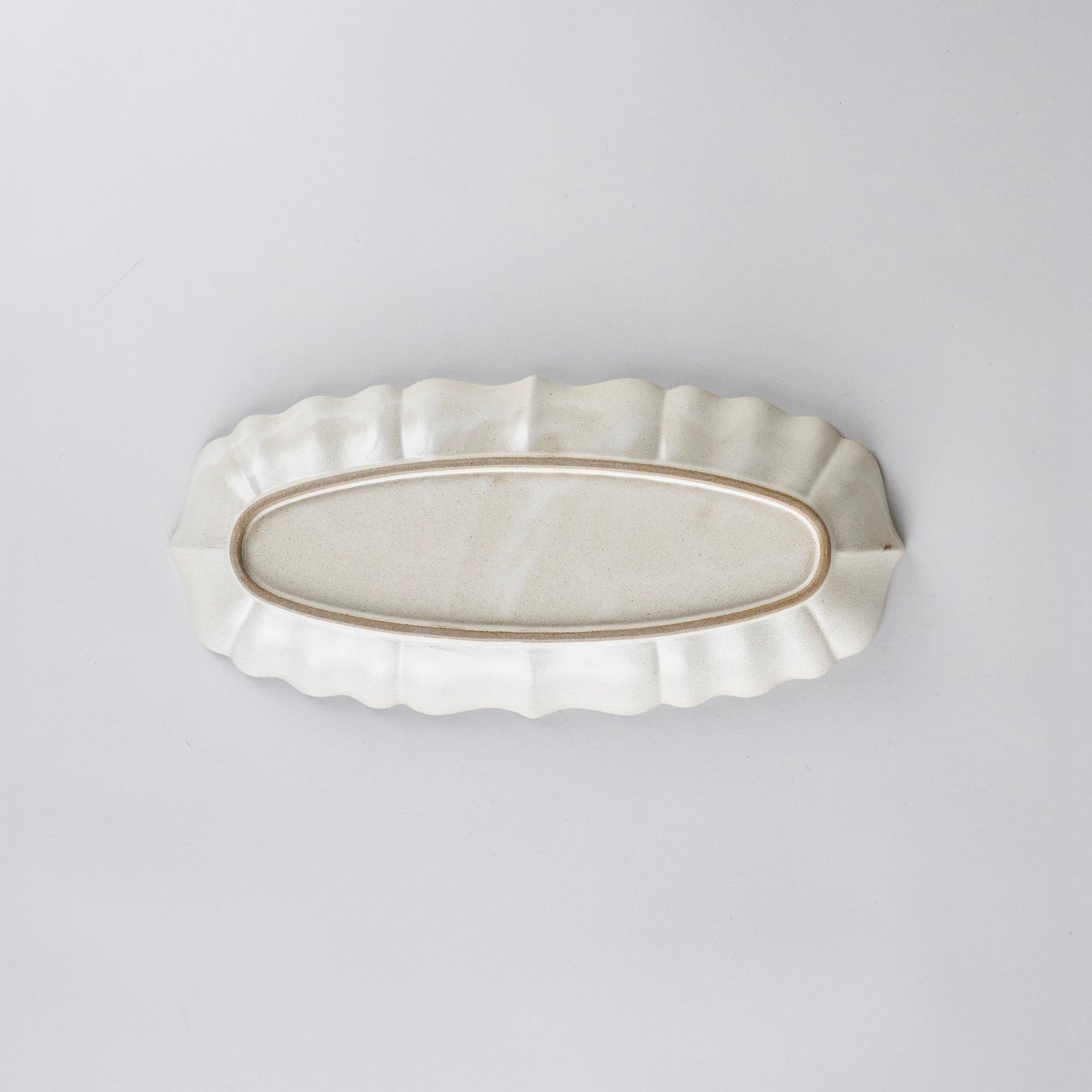 Ryoka 28cm Rectangular Plate Ama 28.5×13.2×3.5cm