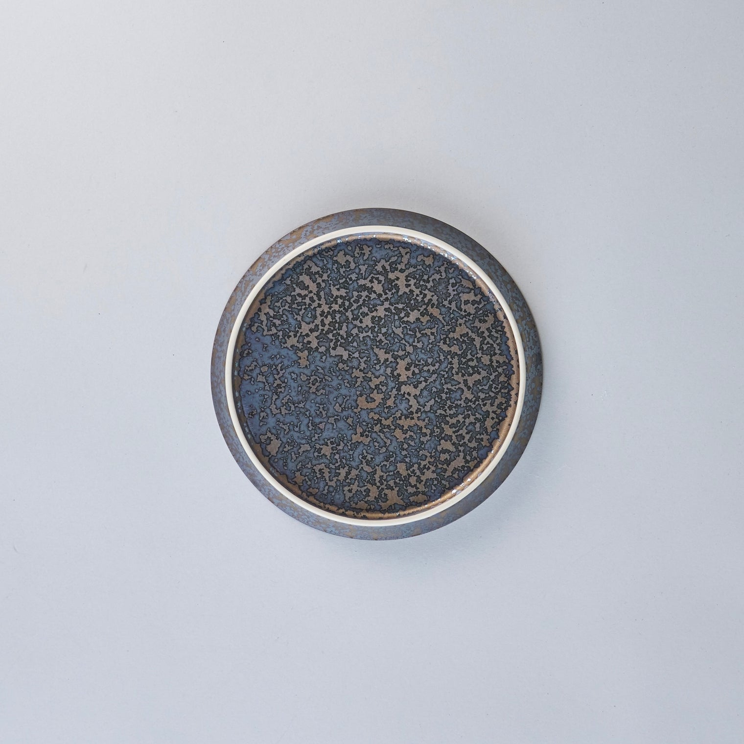 Roots Small Plate Rusty Gold
