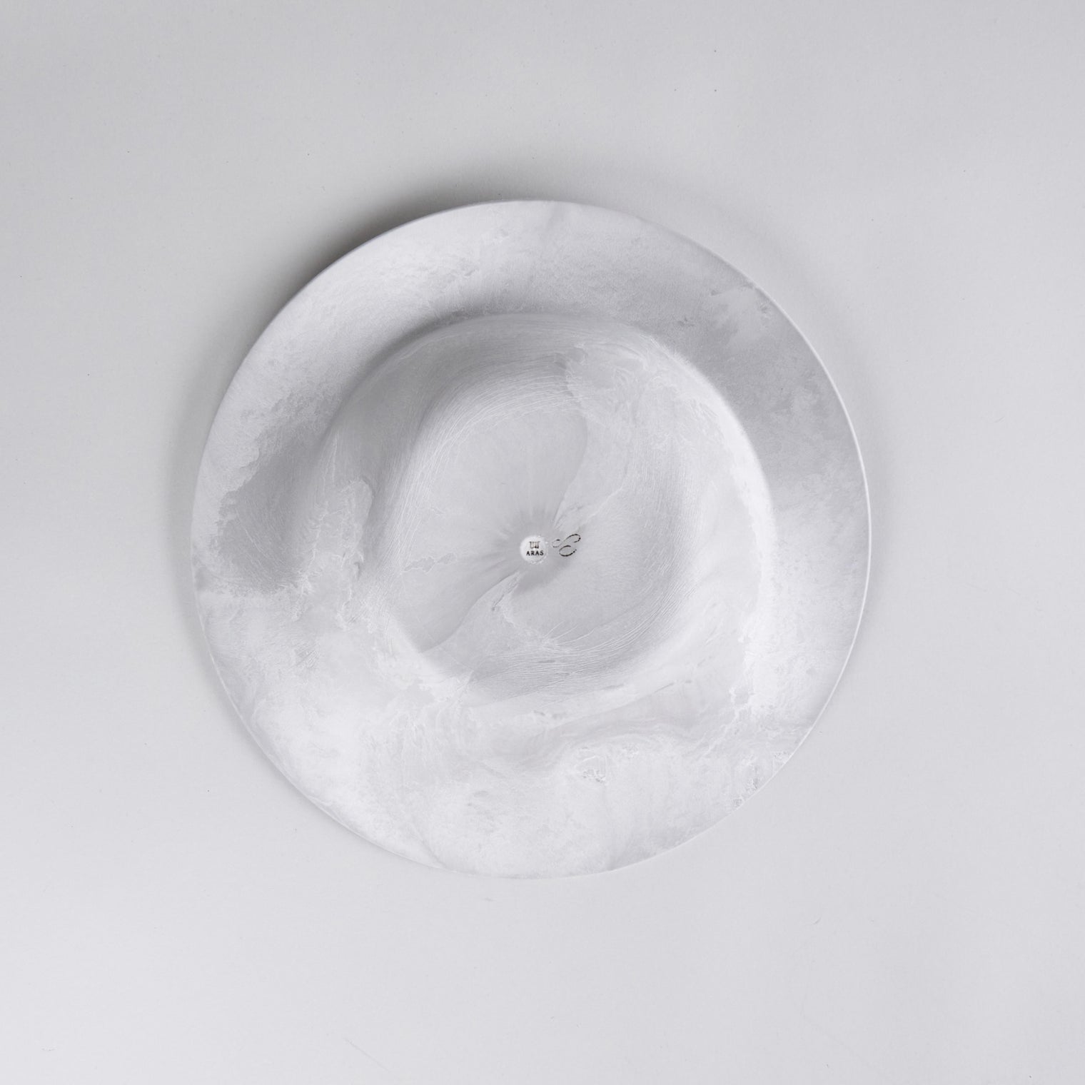 ARAS Deep Plate L Seawater Miniral White, 26cm