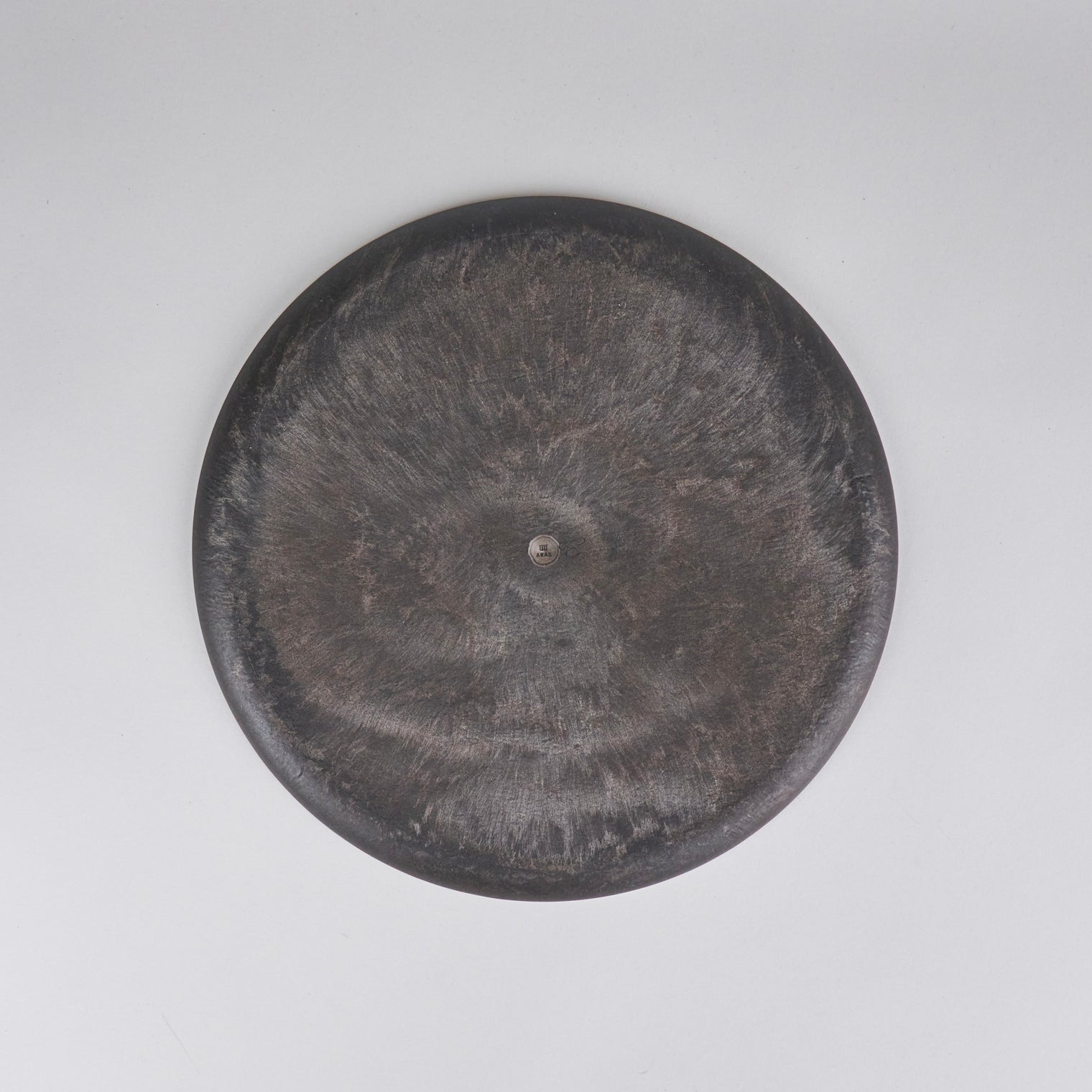 ARAS Large Wave Plate Black Cedar Bark, 27 cm