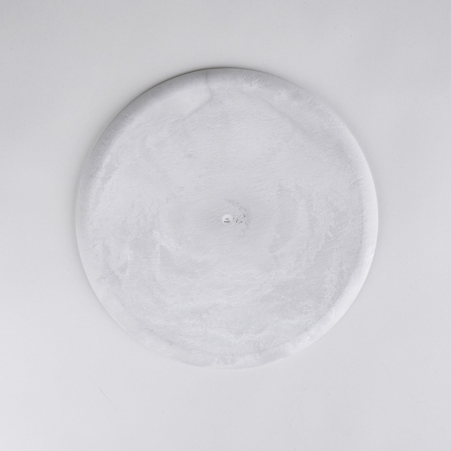 ARAS Large Wave Plate Seawater Miniral White, 27 cm