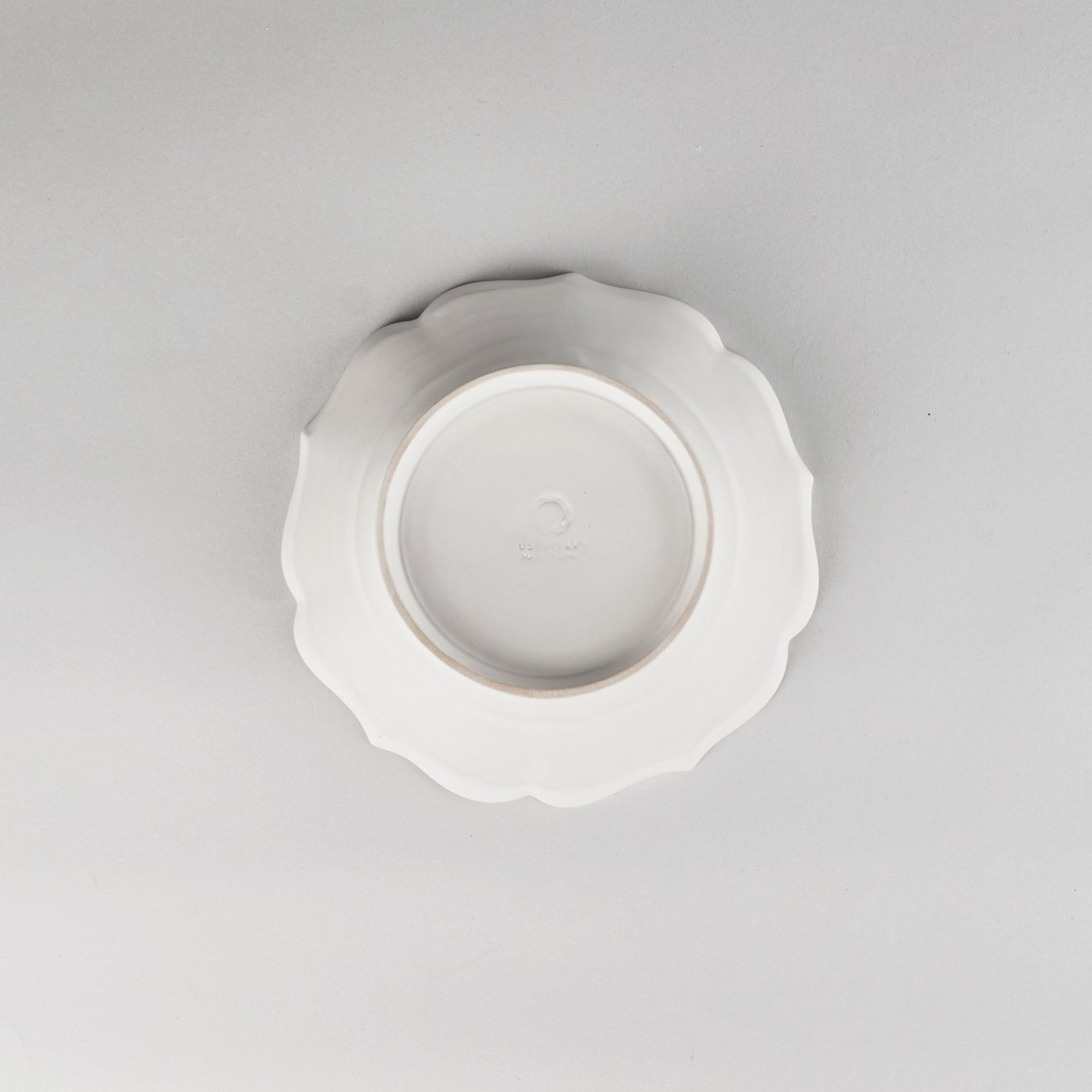 Usukiyaki, Ryouka Rim Plate Small, White
