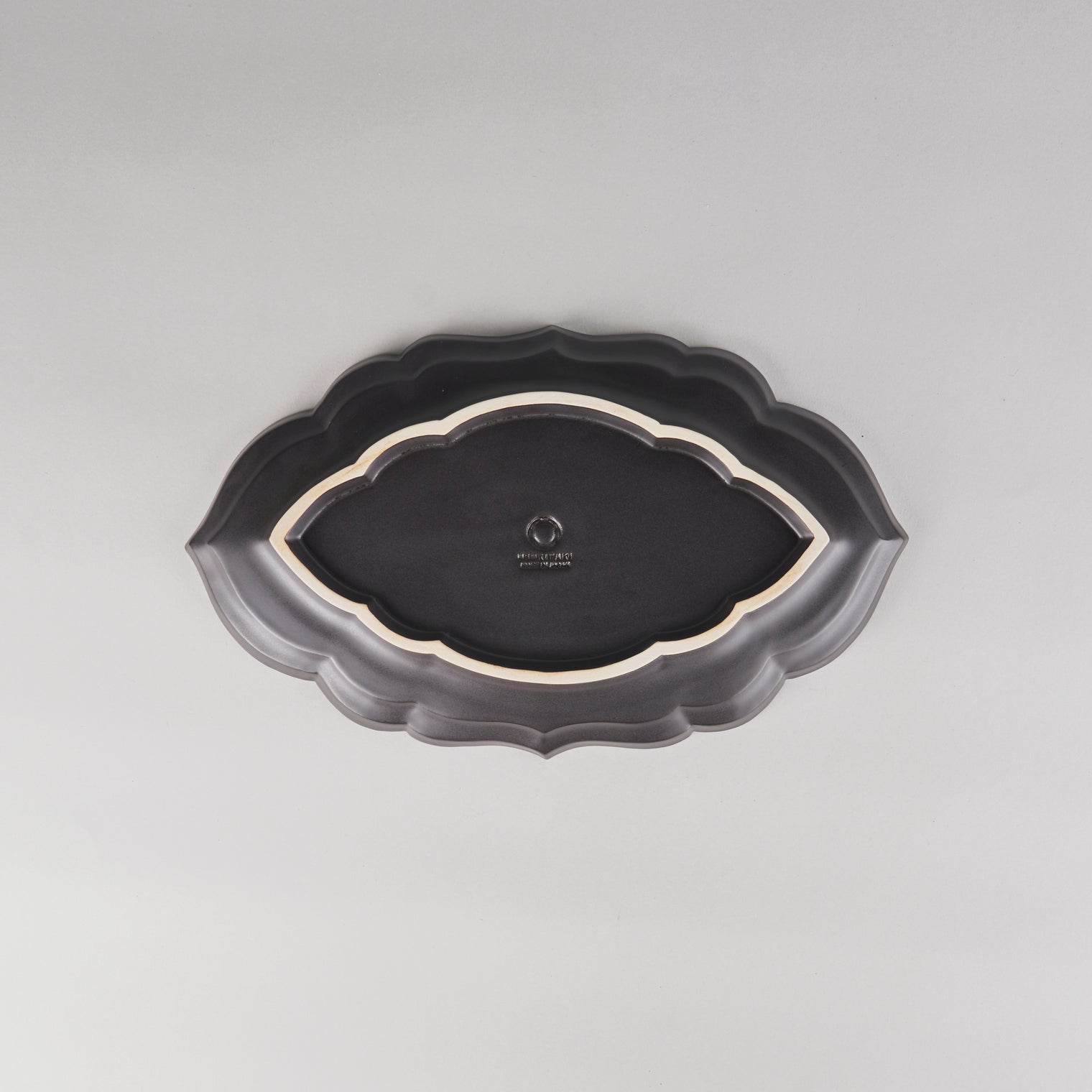 Usukiyaki, Oval Plate Small, Black