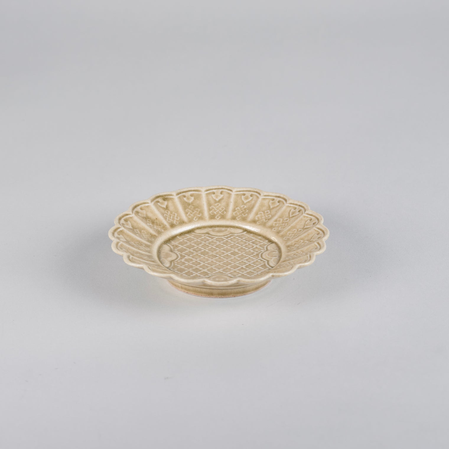 Takimuro Kiln, Sunflower Plate, 12.8cm