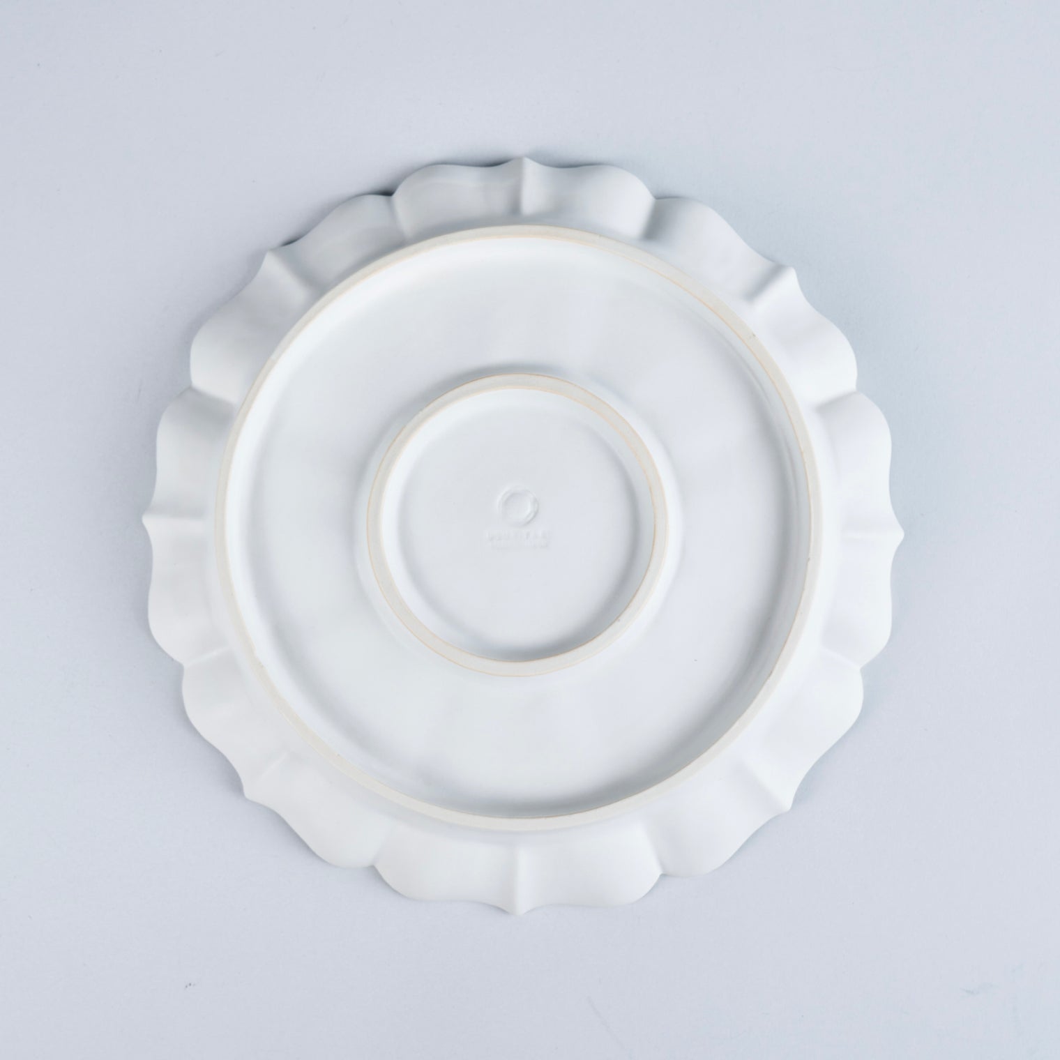 Usukiyaki, RYOUKA Lotus Petal Dinner Plate, White, D24.5cm x H3cm