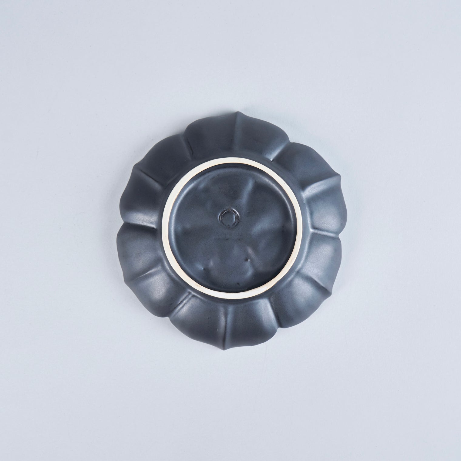 Usukiyaki,Ryouka Lotus Flower Plate S, Black