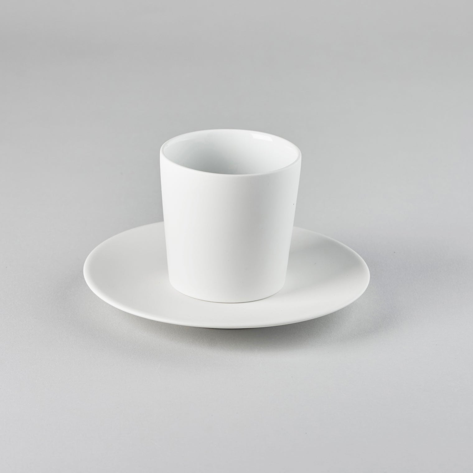 Bisque White Tumbler L, 8cm x 7.5cm, Design by Moriyama