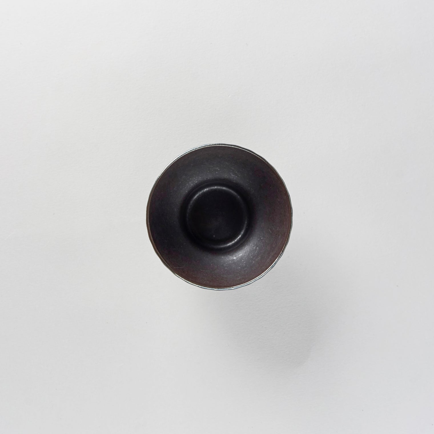 REVOL Pekoe Bowl, Black Smooth Dark Metal, 9.2cm x H6.2cm, 13.5cl