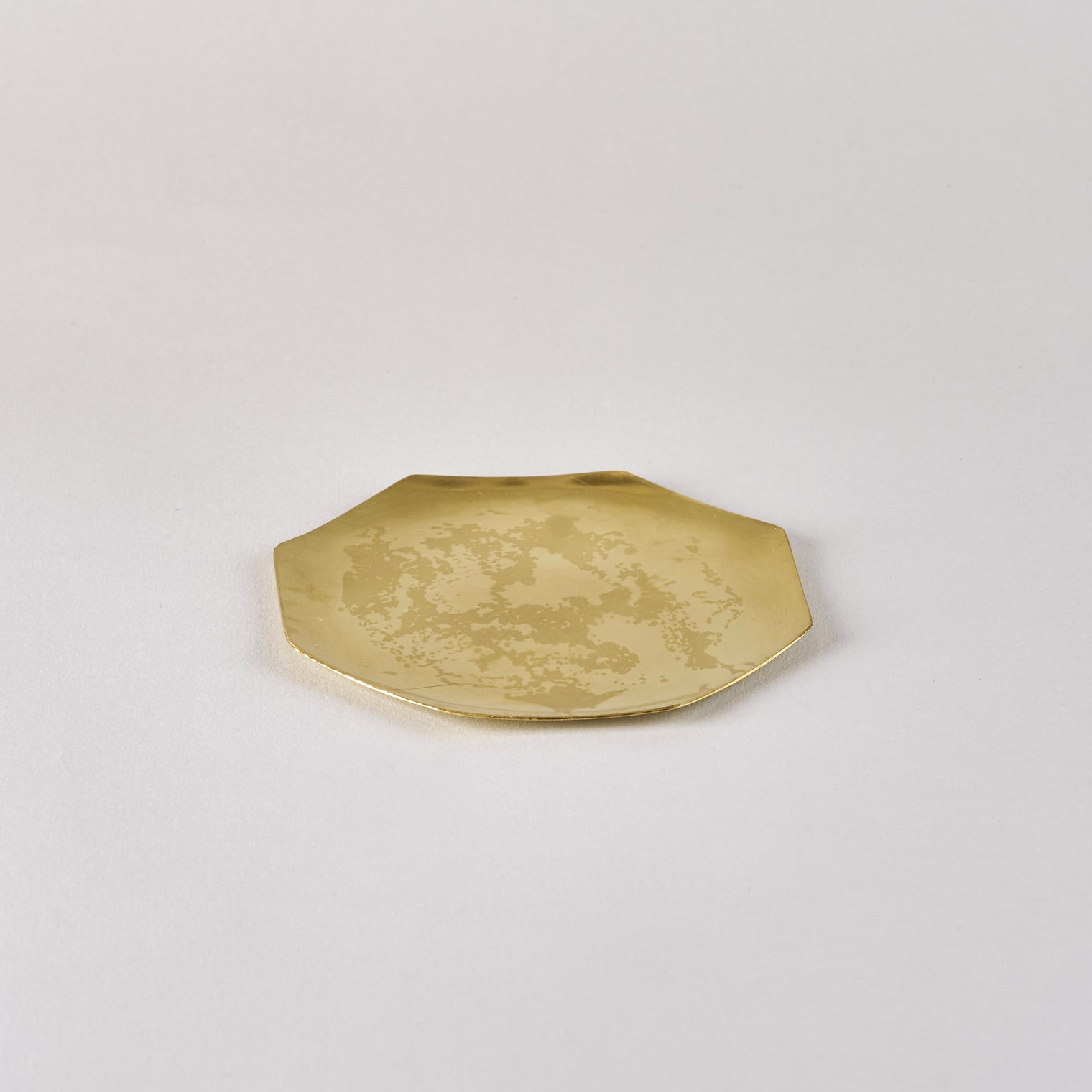 Brass Octagonal Plate, 11cm x 11cm