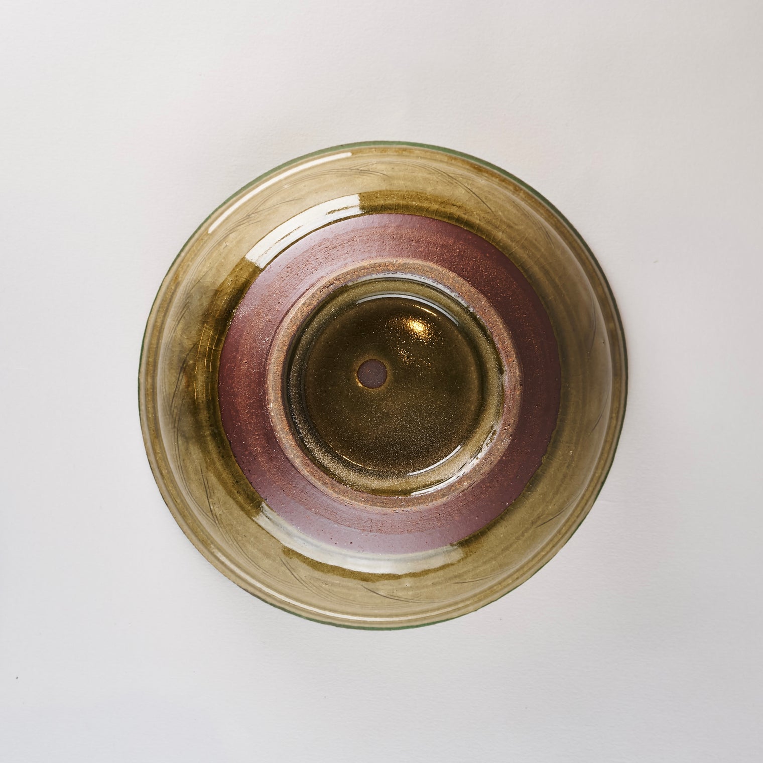 Kaiyu Oribe Nagashi 7.0 Bowl, 21.5cm x 21.5cm x H9cm