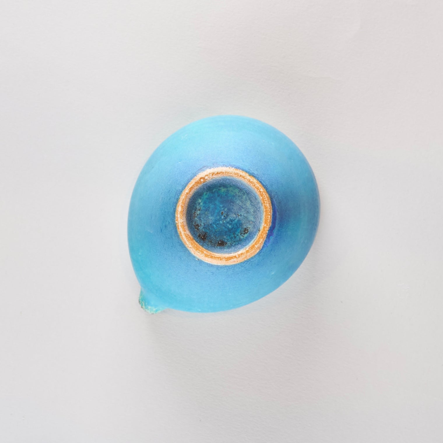 Toruko Blue Shigaraki Pourer, 11.5cm x 9cm x H9cm