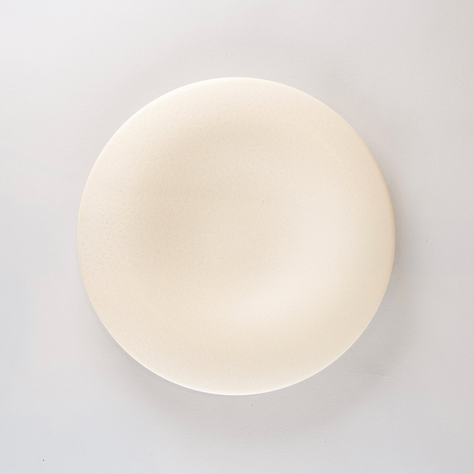 Moir Crafty White Plate, 23.7cm x 3cm