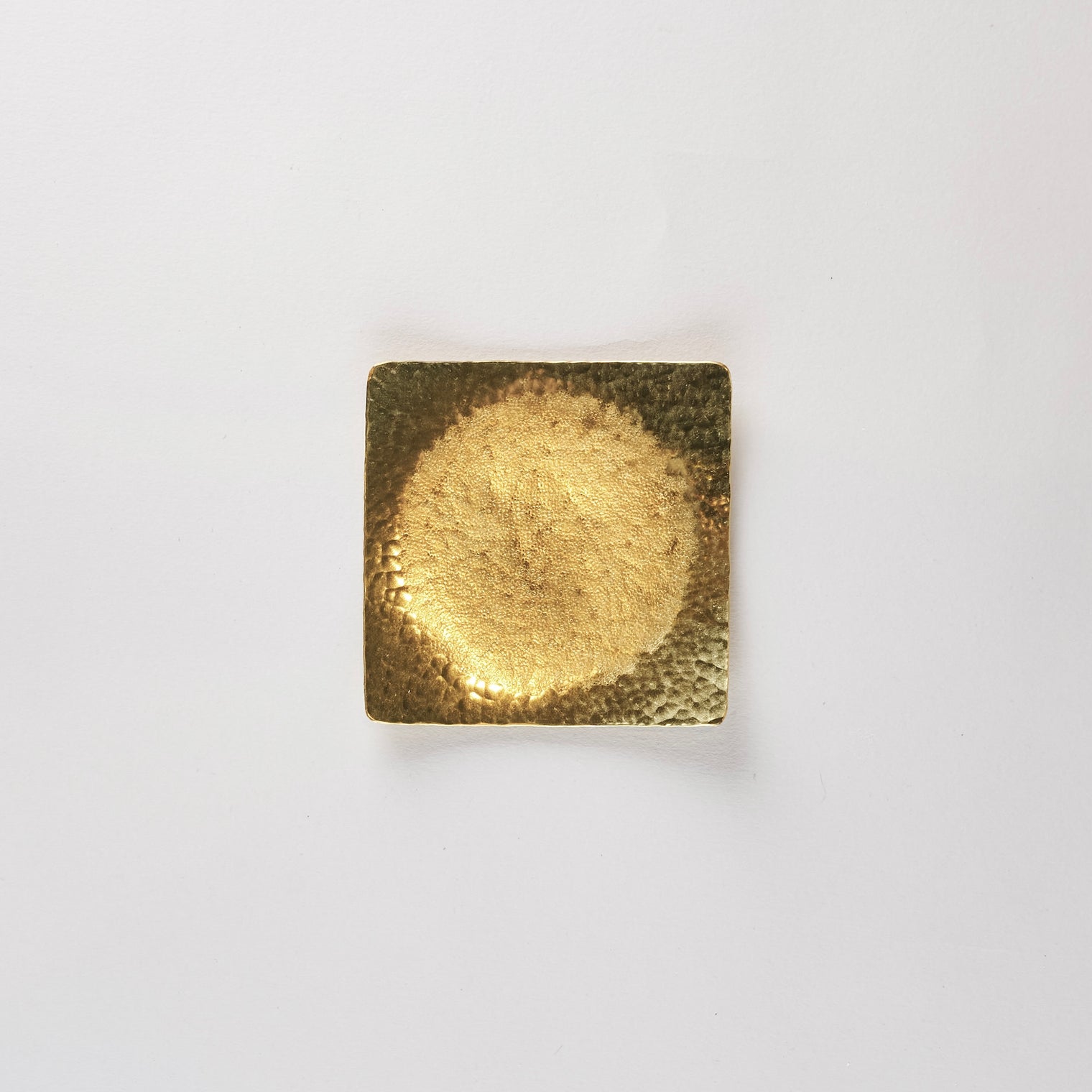 Hammer Pattern Square Plate, 9cm x 9cm