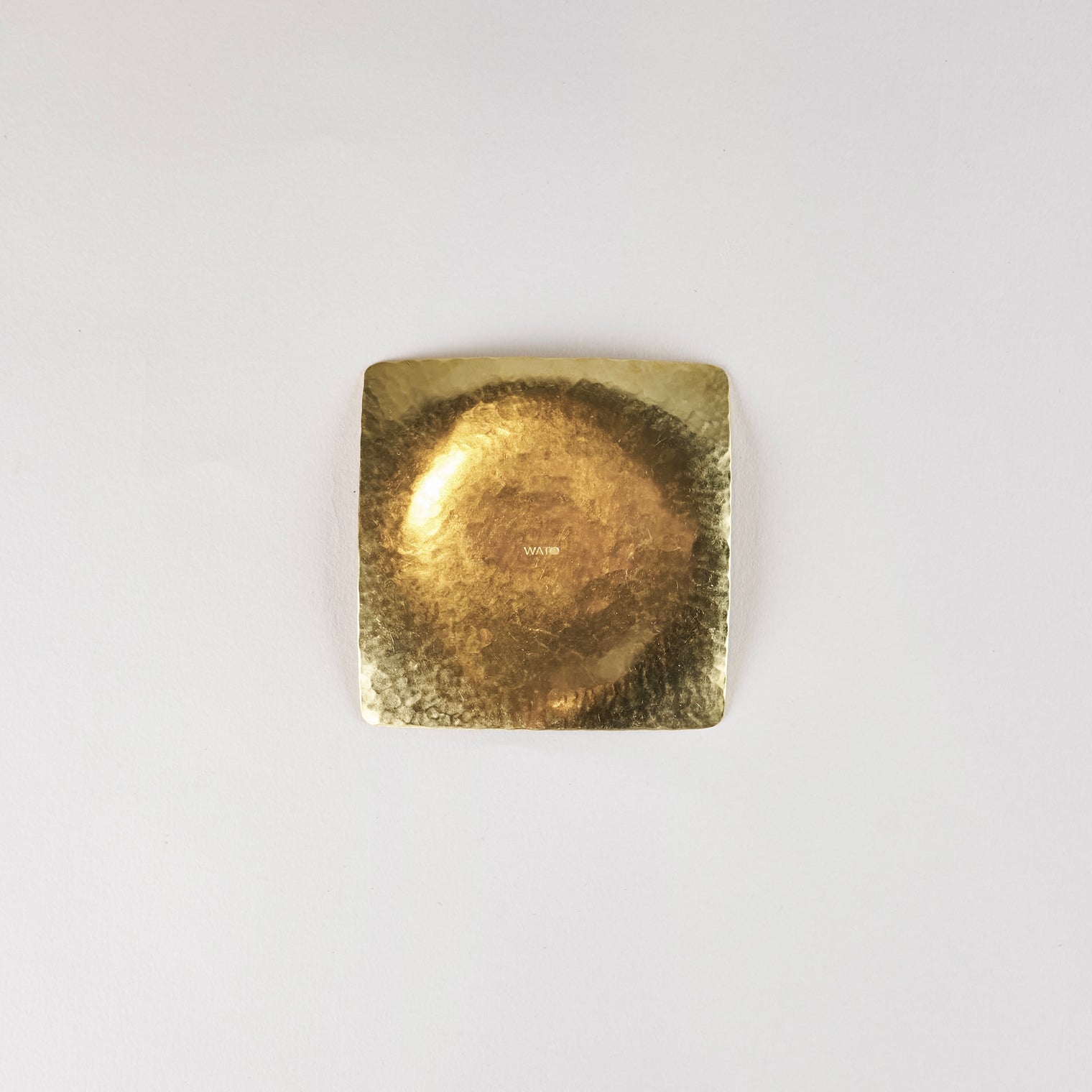 Hammer Pattern Square Plate, 9cm x 9cm