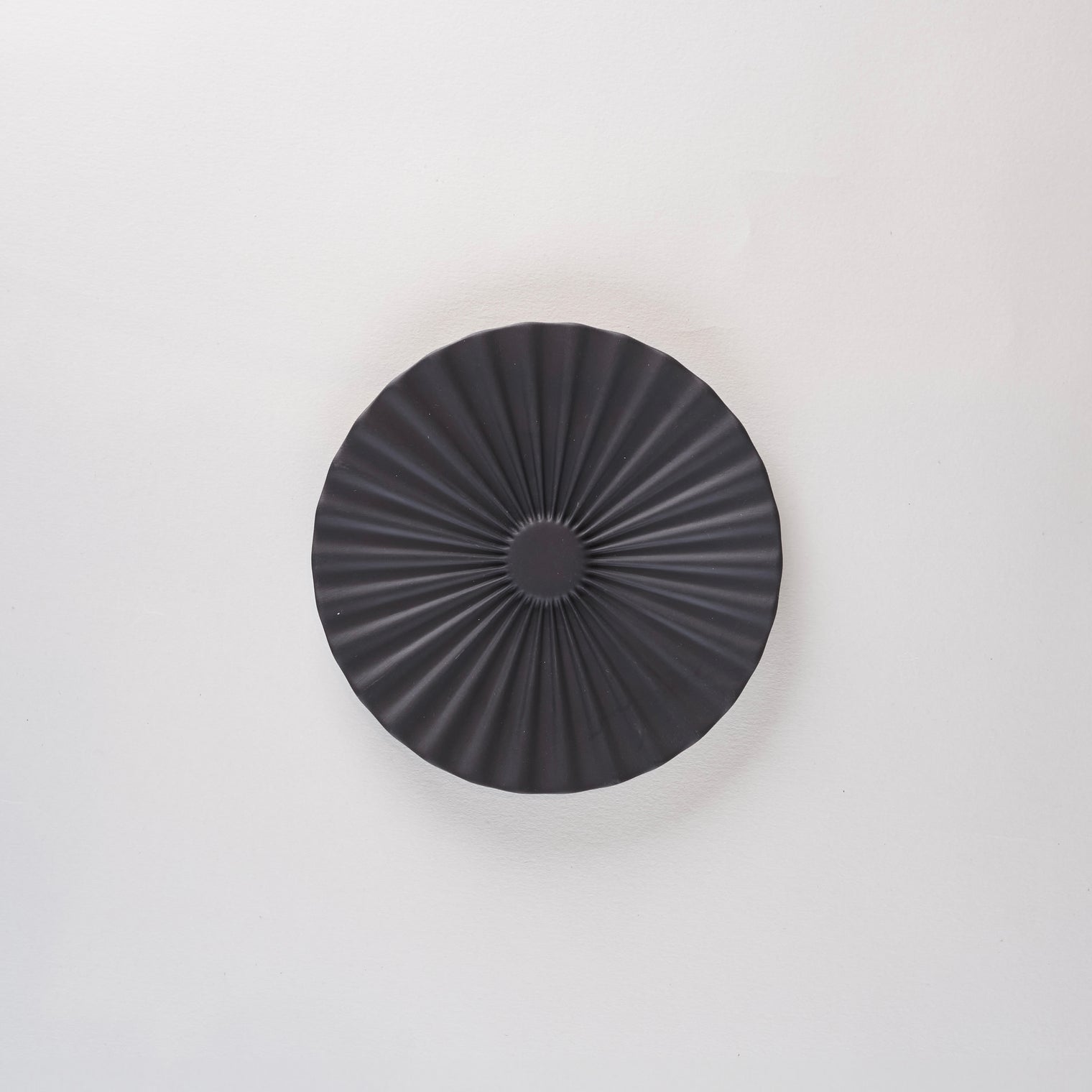 REVOL Pekoe Saucer/Plate, Black Smooth, 14cm x H1.5cm