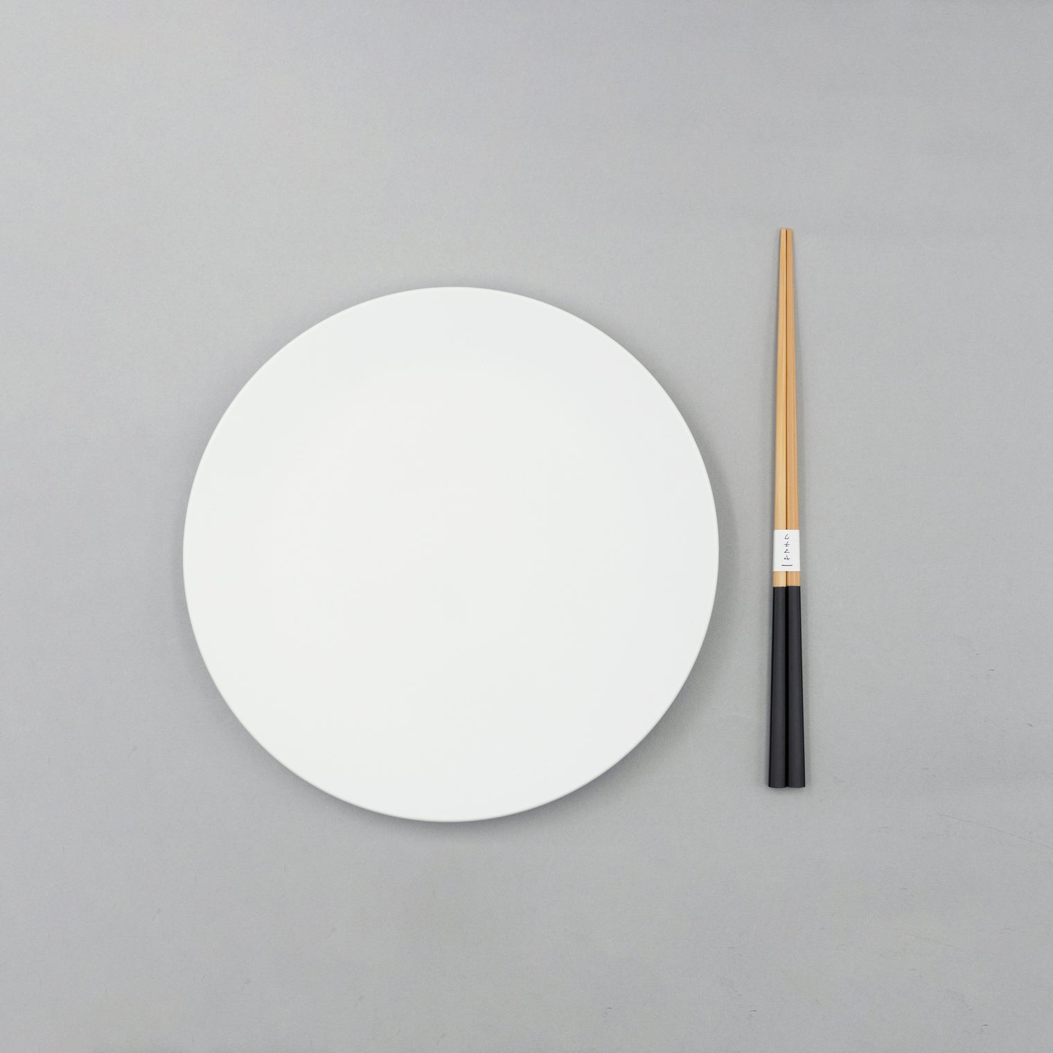 Bisque White Flat Plate, D21cm x H2cm, Moriyama