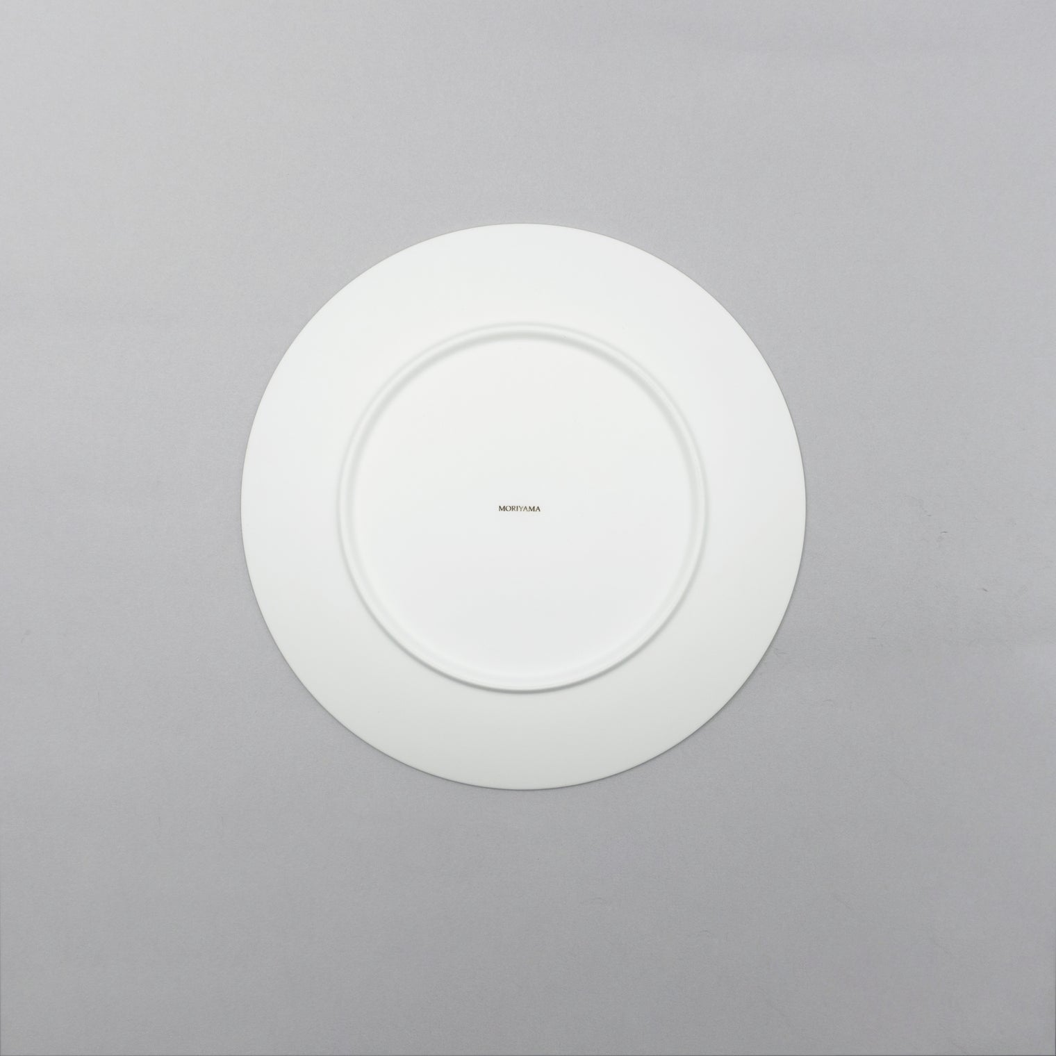 Bisque White Flat Plate, D21cm x H2cm, Moriyama