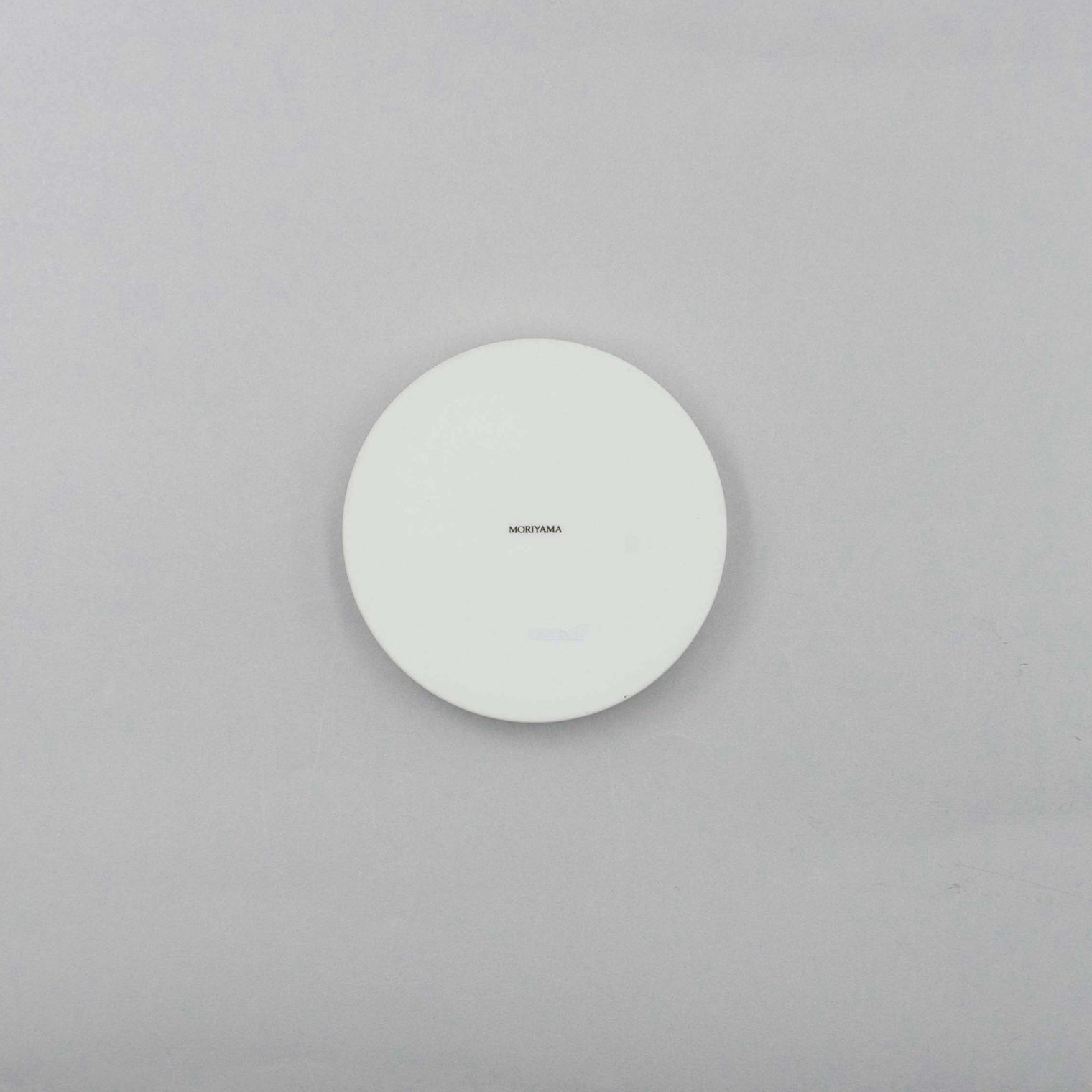 Bisque White Round Tray, D11cm x H2cm, Moriyama