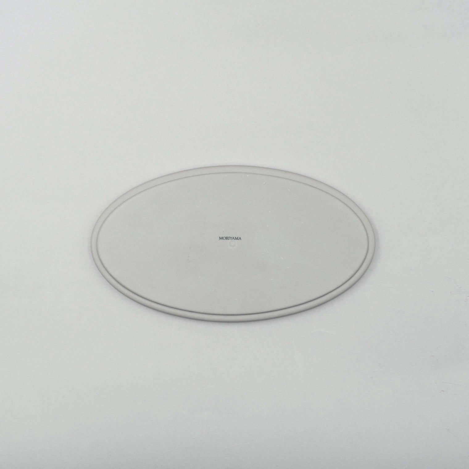 Blend Gray Oval Tray S, 20cm x 11cm, Moriyama
