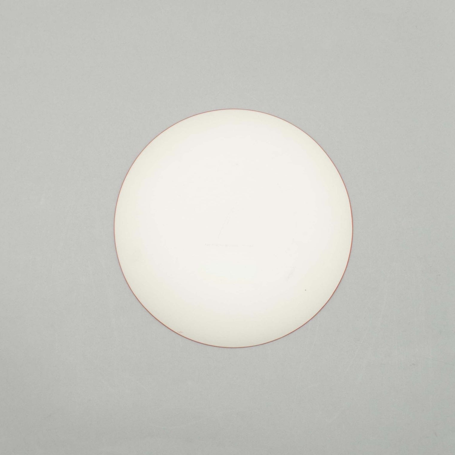 Dinner Plate, 17.5cm, Dé Off-White/Red VAR 5, Design by Ann Demeulemeester