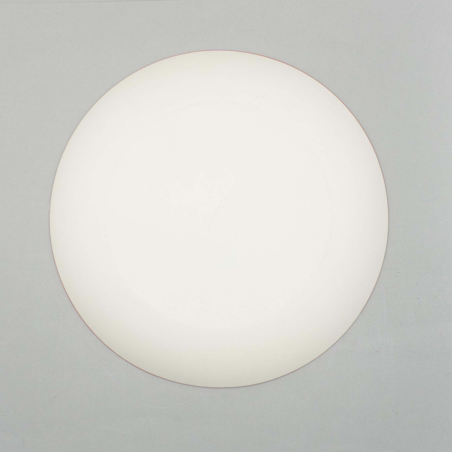 Dinner Plate, 28cm, Dé Off-White/Red VAR 2, Design by Ann Demeulemeester