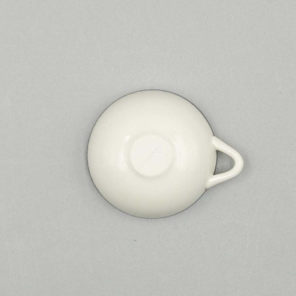 Espresso Cup, 8cl, Off White/Black, Var A, Design by Ann Demeulemeester