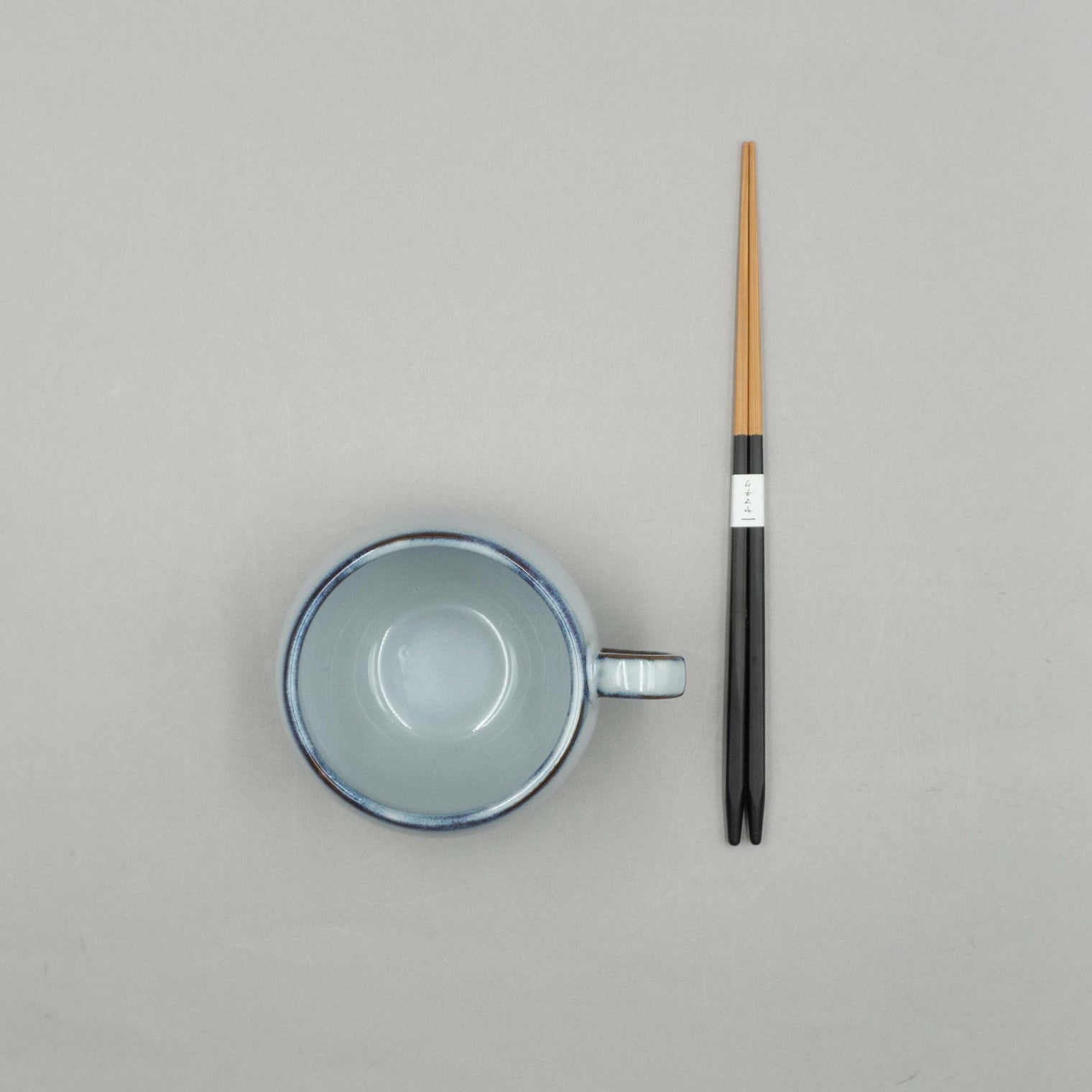 Glazed Cup, Blue, 12.5cm x 11cm x 6.5cm, Design by Pascale Naessens
