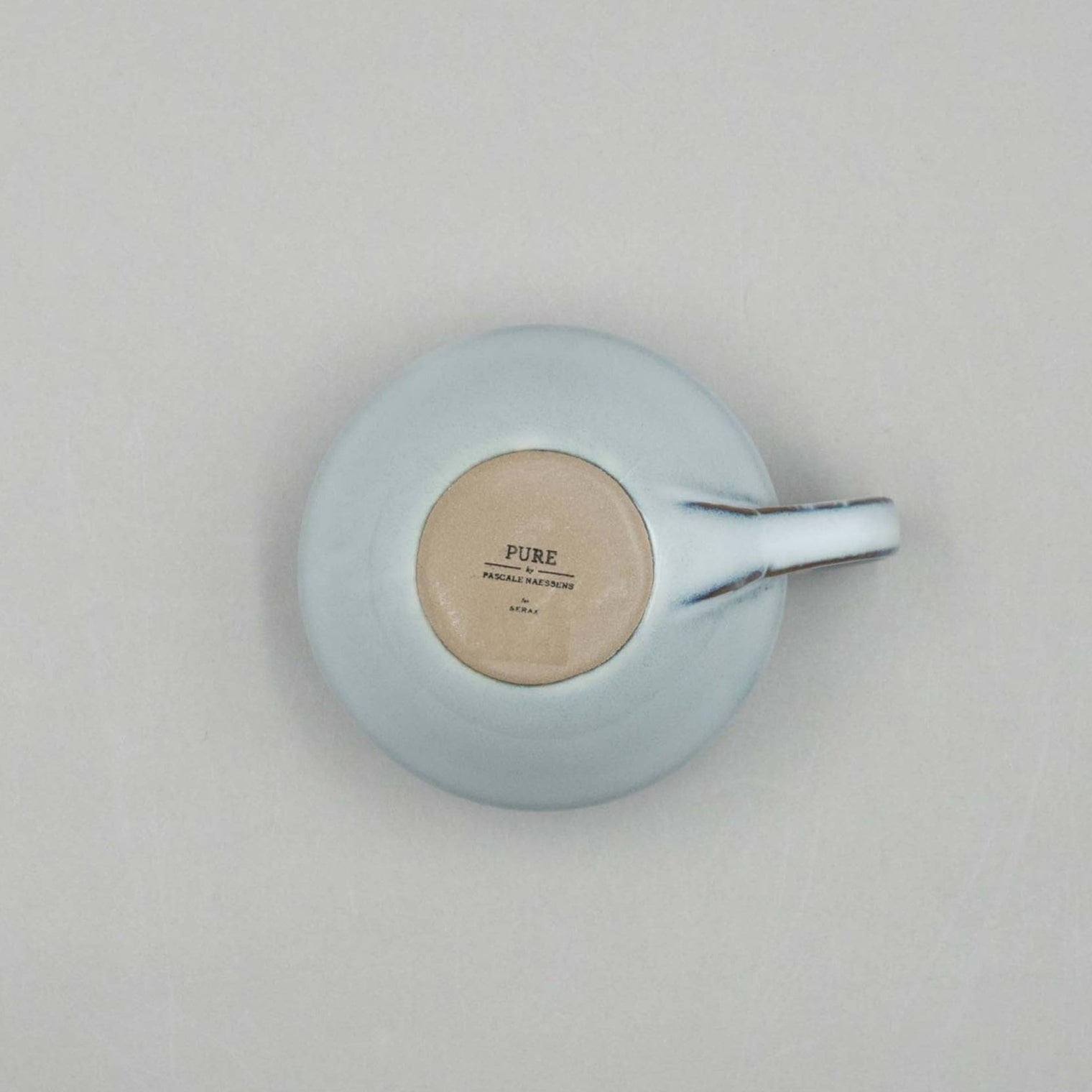 Glazed Cup, Blue, 12.5cm x 11cm x 6.5cm, Design by Pascale Naessens