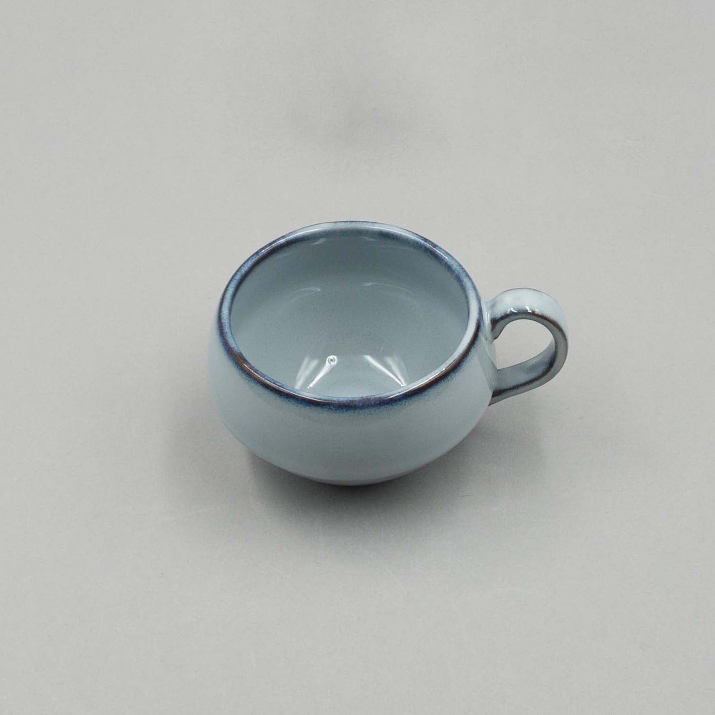 Glazed Cup, Blue, 12.5cm x 11cm x 6.5cm, Design by Pascale Naessens