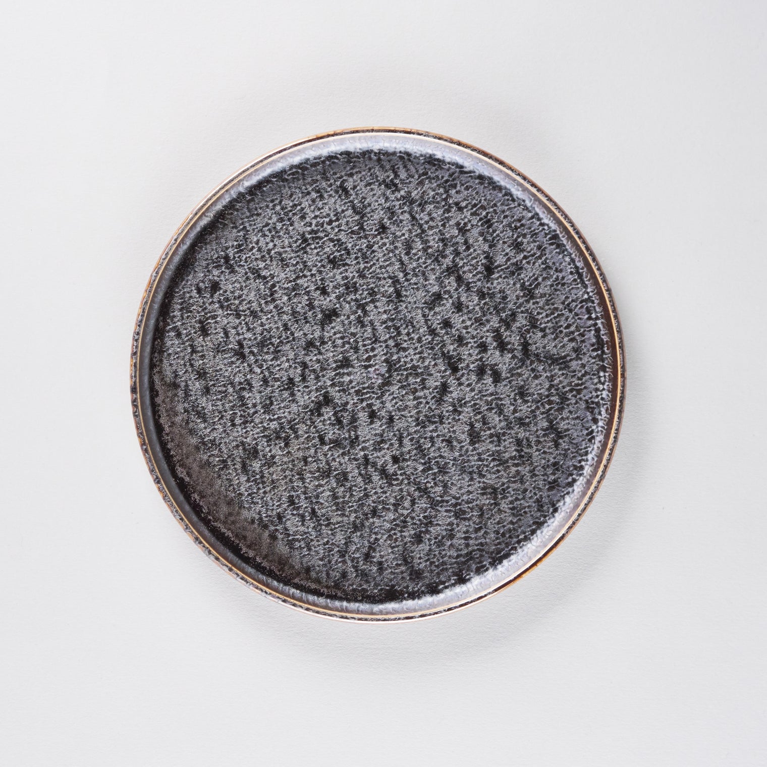 Jakuen Short Rim Plate, 19cm x 19cm x H1.6cm